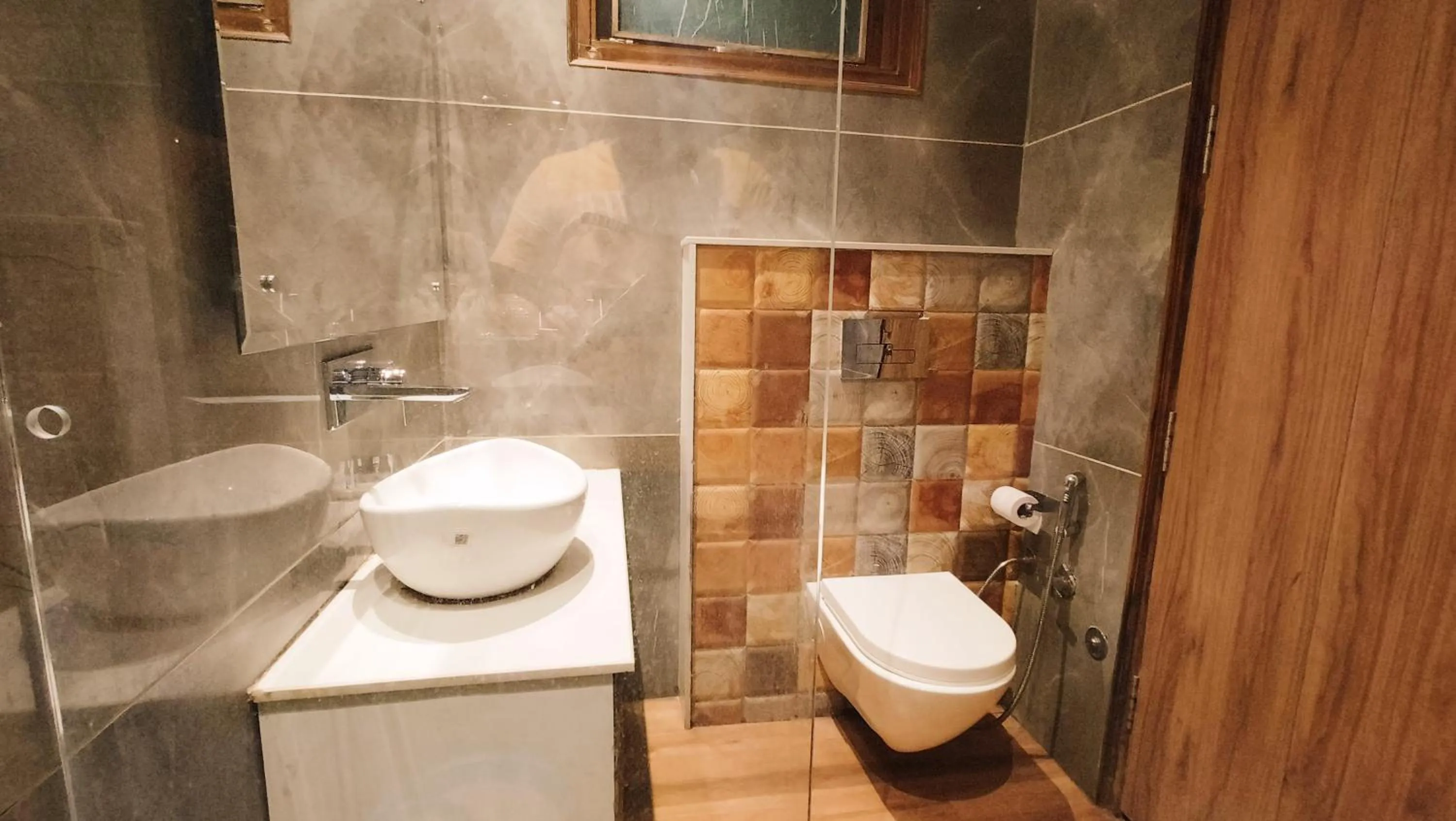 Shower in Blessings Hotel