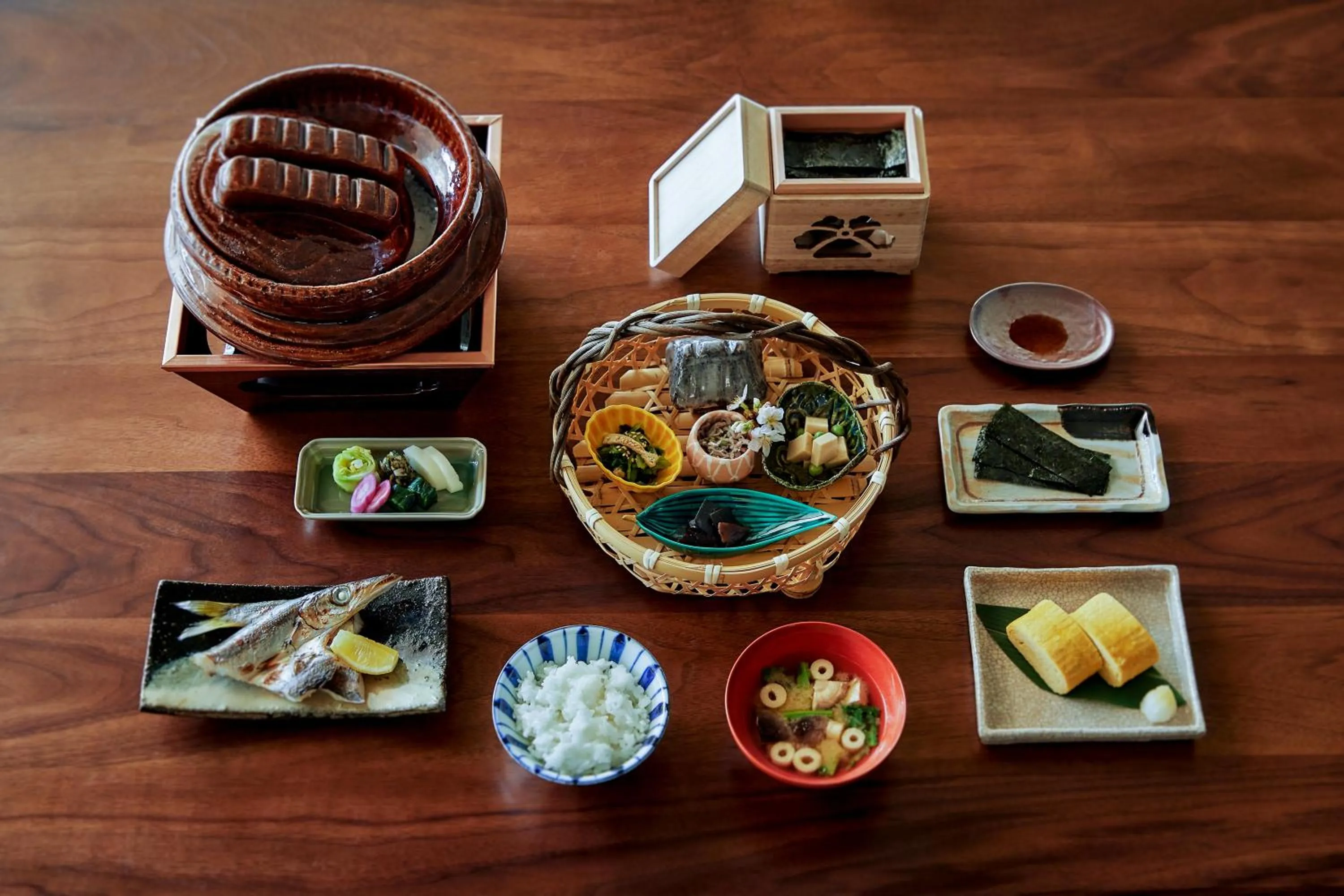 Breakfast in Naoshima Ryokan Roka