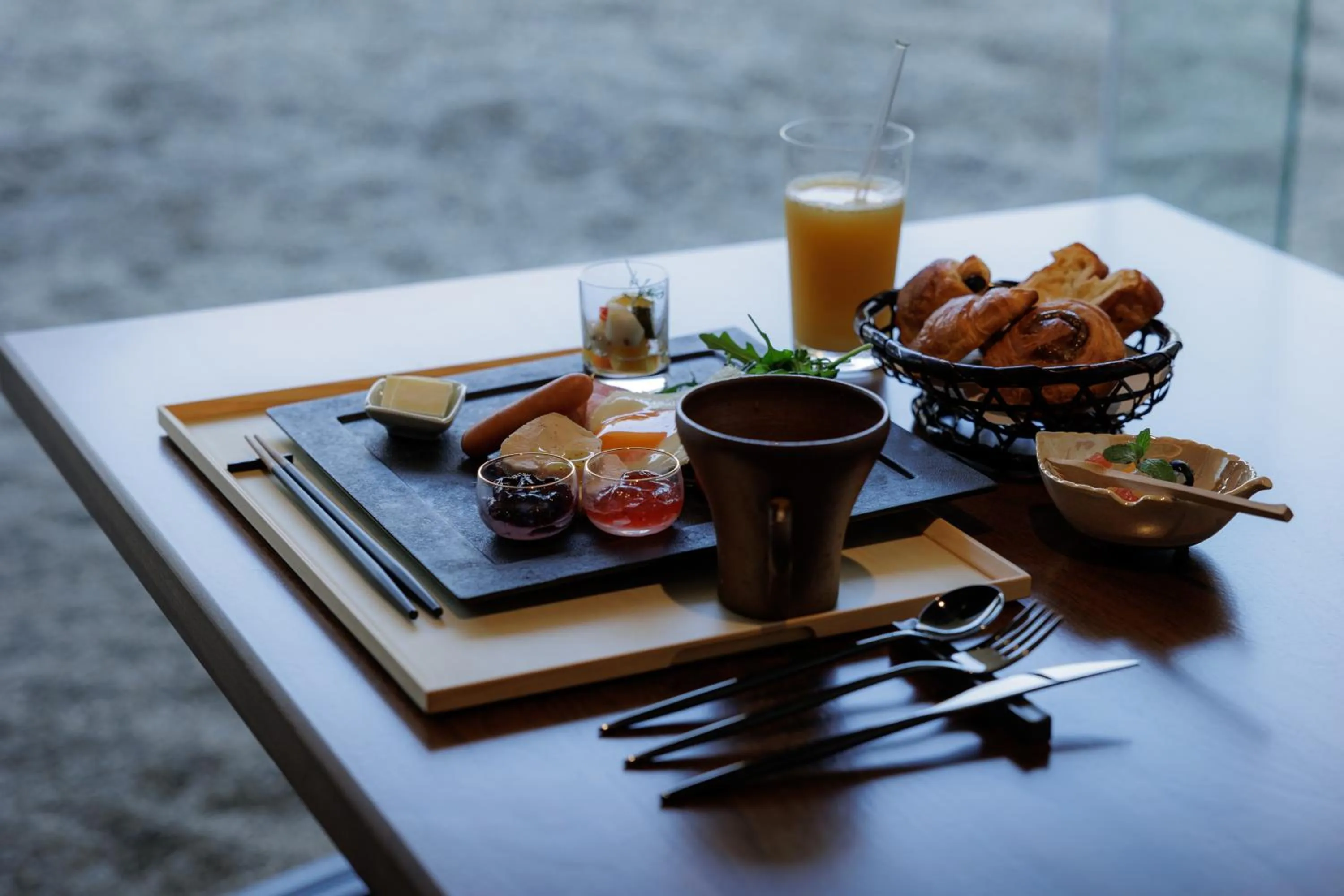 Breakfast in Naoshima Ryokan Roka