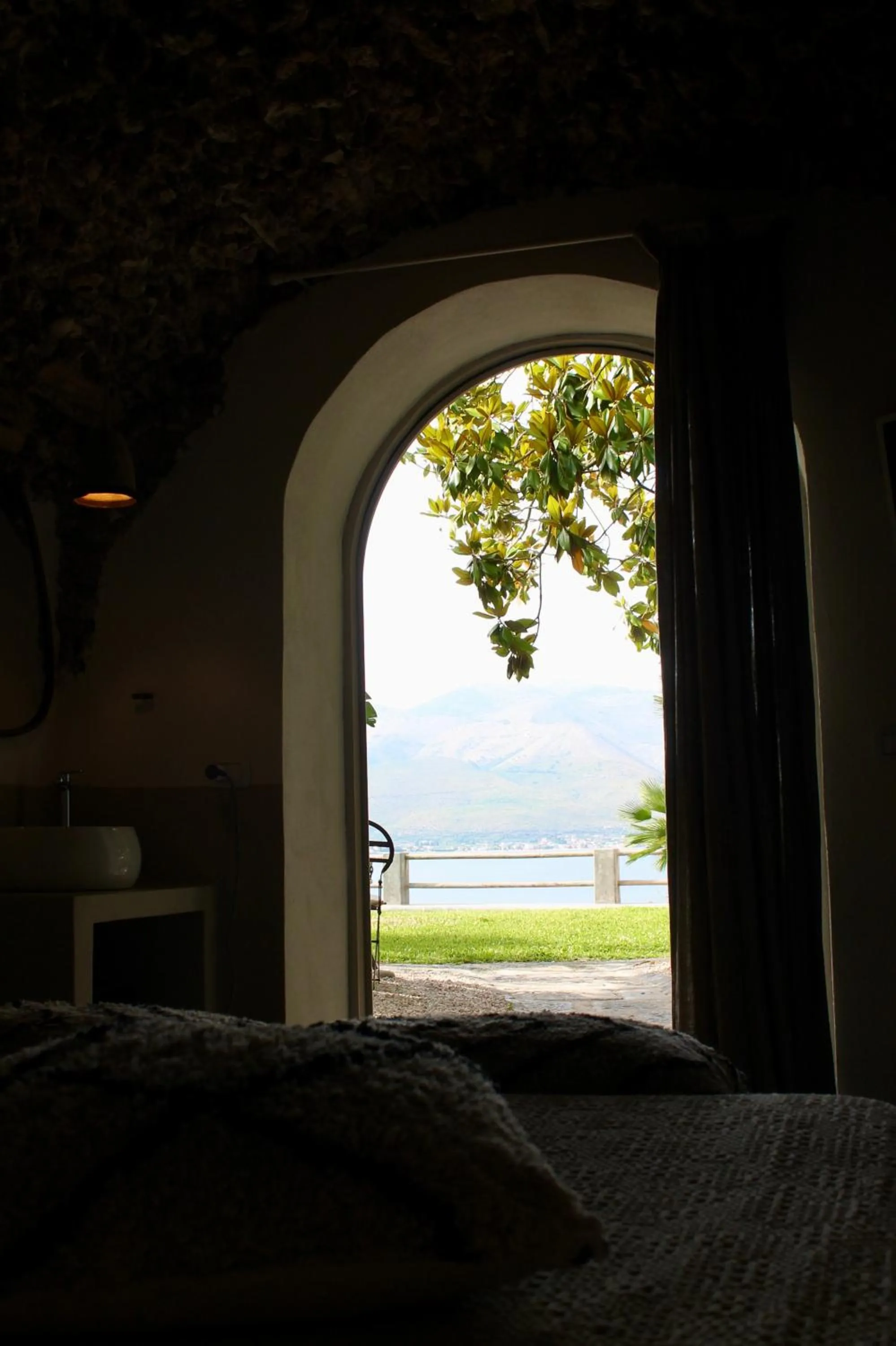 View (from property/room), Bed in Clori Gaeta