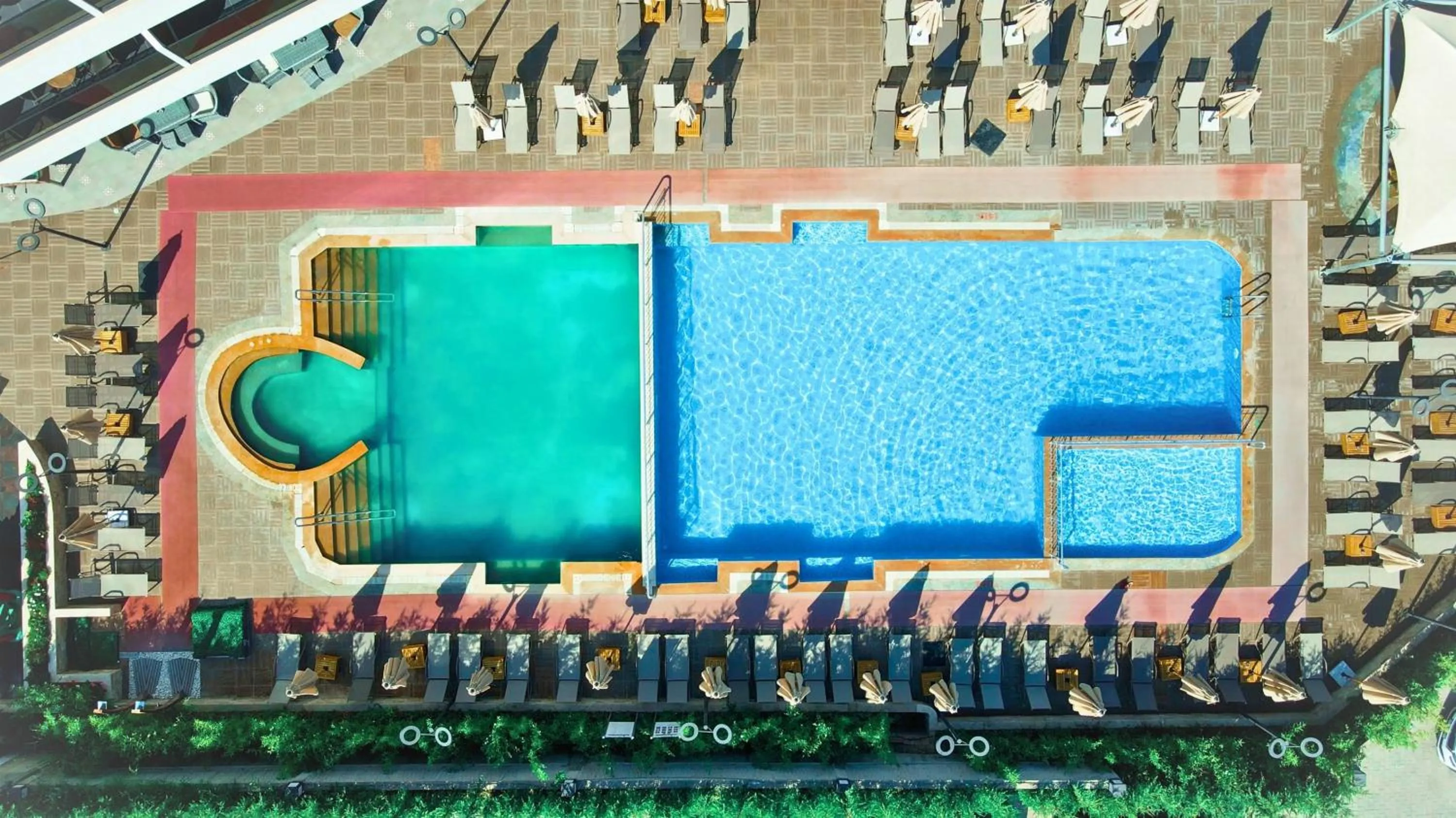 Pool view in Seven For Life Thermal Hotel