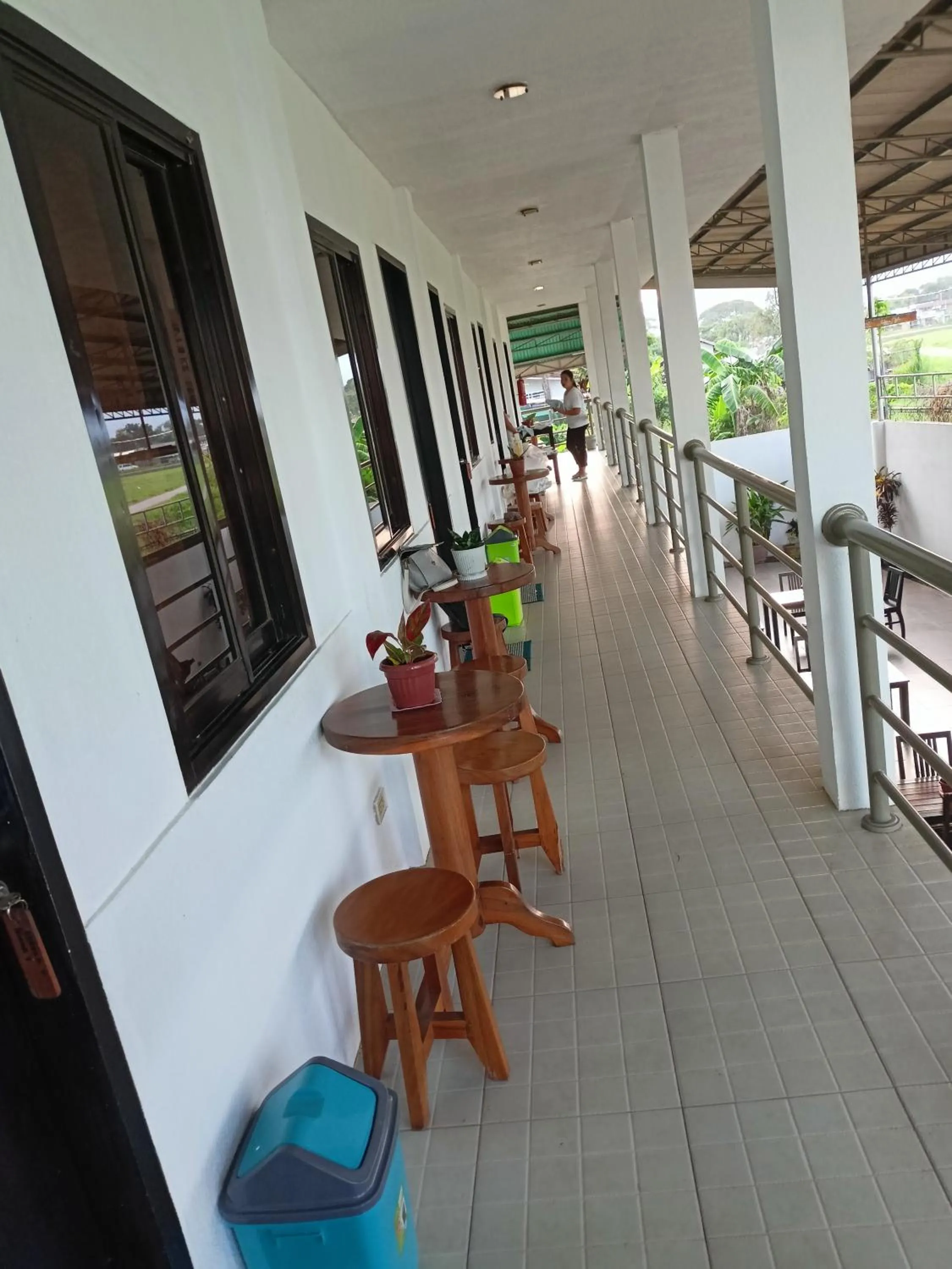 Patio in RedDoorz at Buena's Pension Palawan