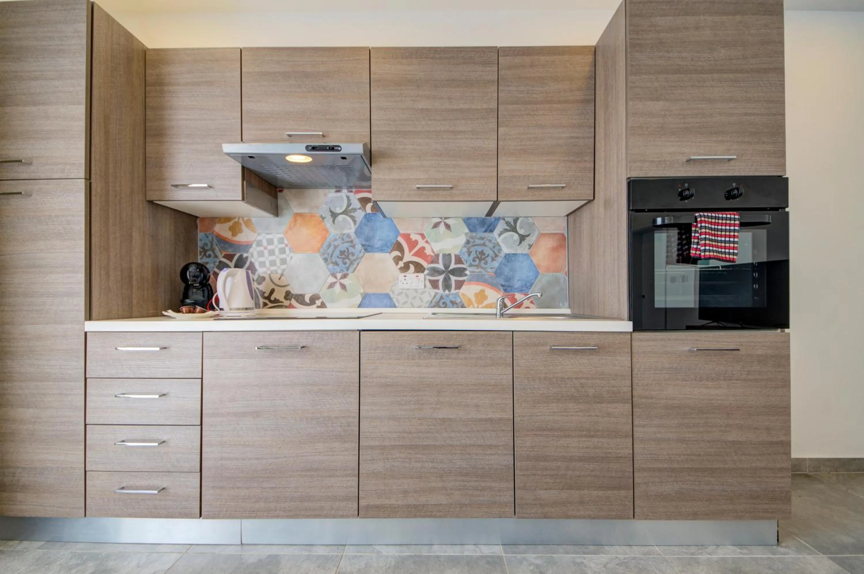 Kitchen or kitchenette in Marina Suites & apartments - Self catering - by Tritoni hotels