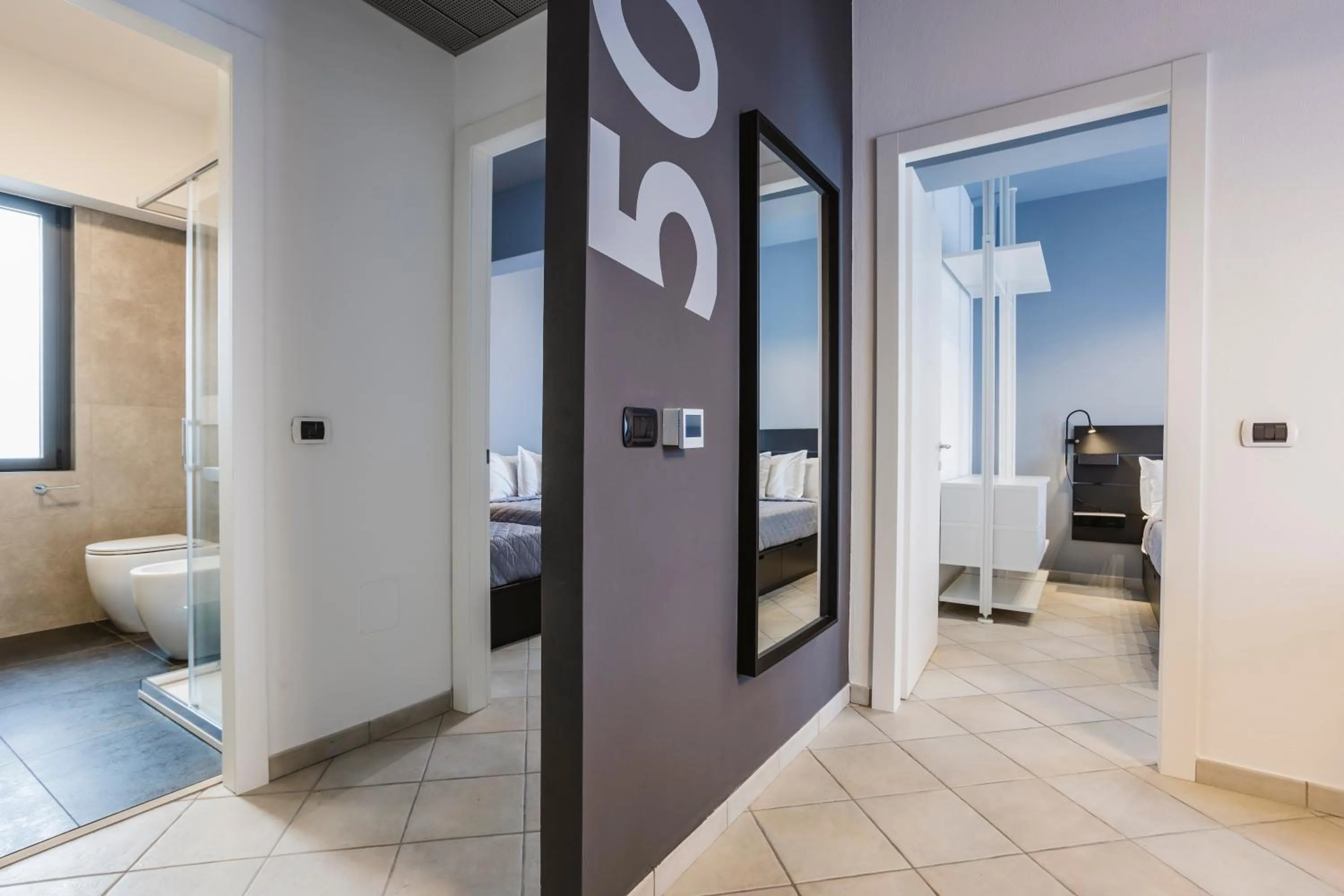 Toilet, Bed in Residence 9 Line