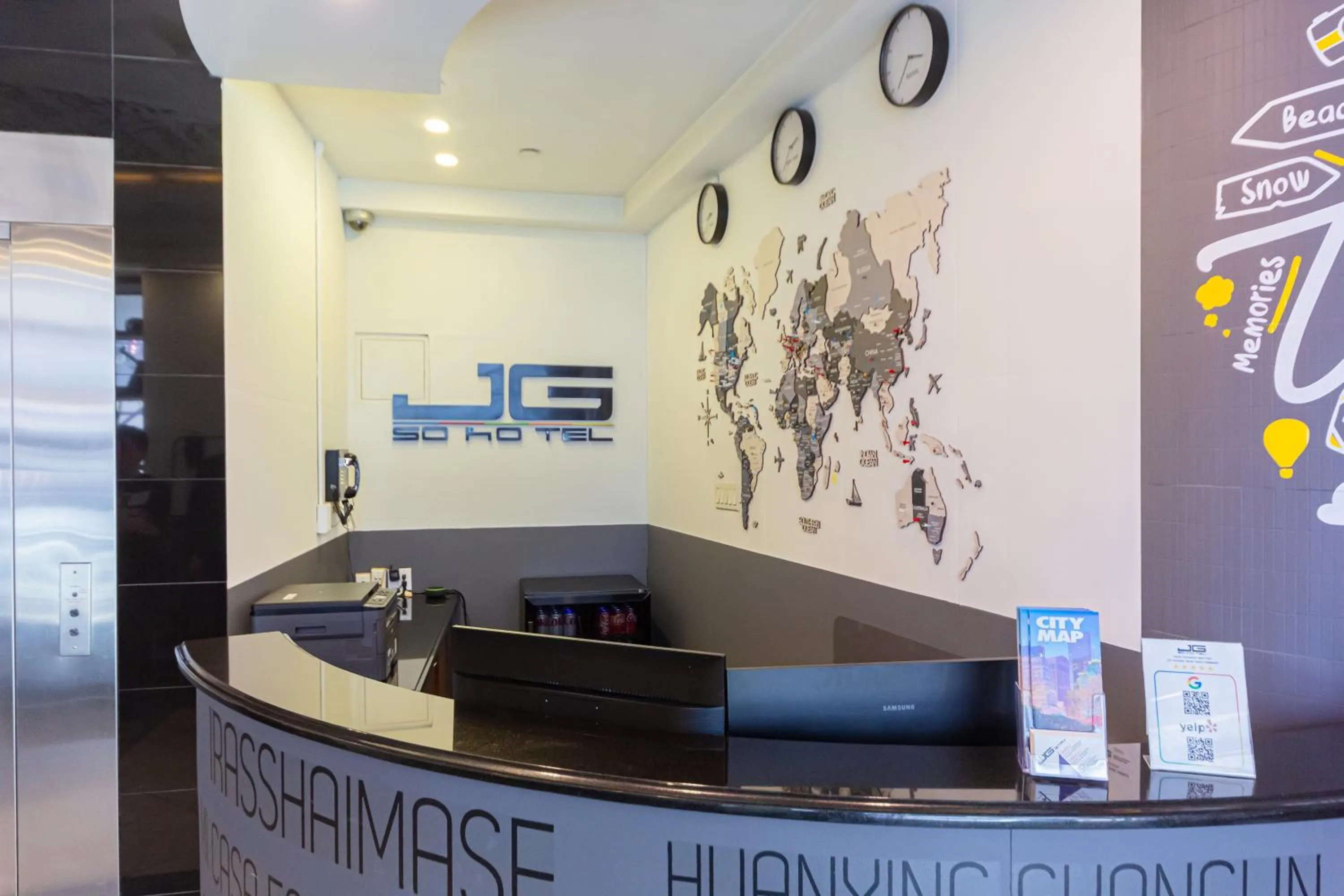 Lobby or reception in JG Sohotel