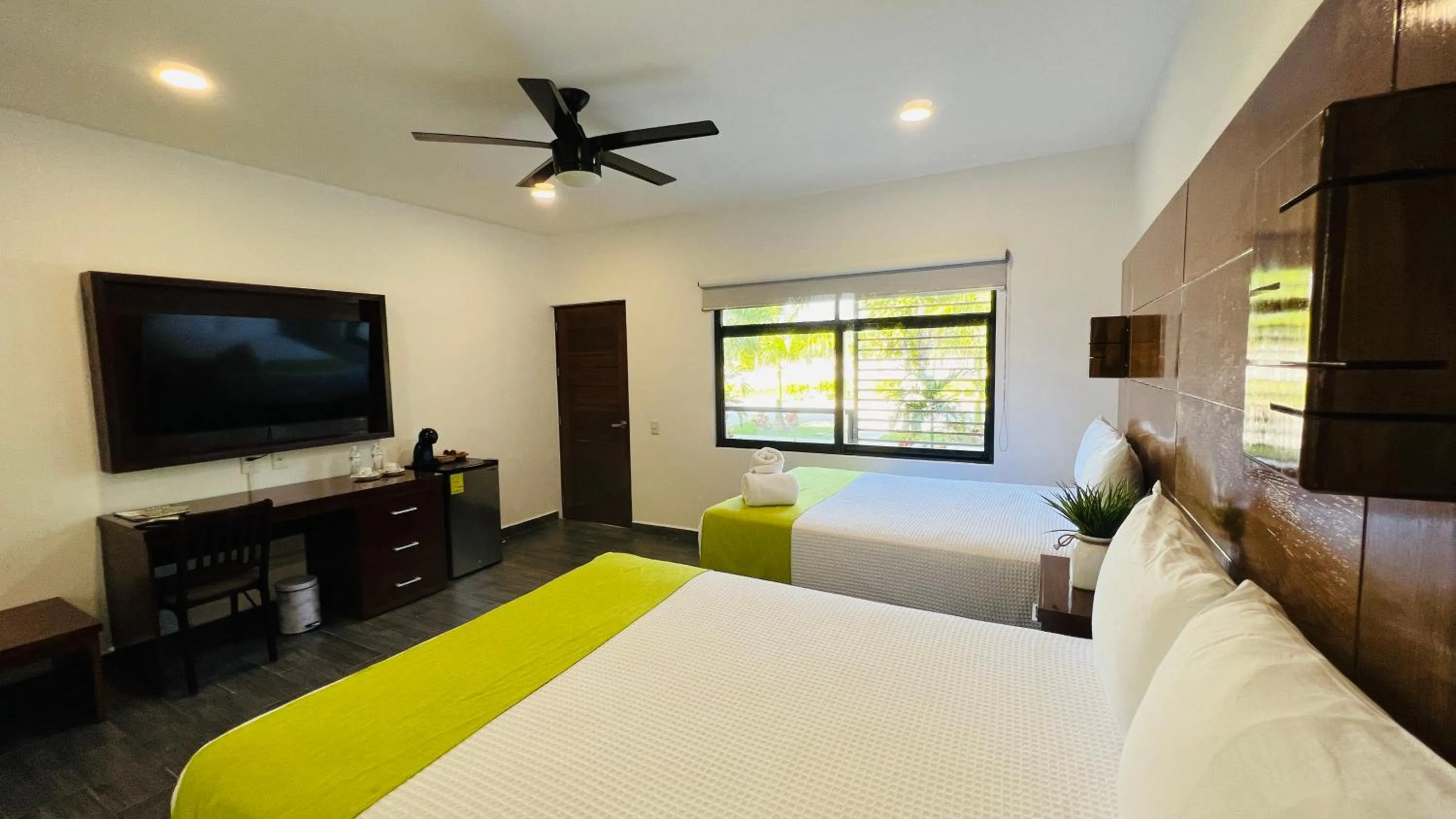 Bed in Mayan Water Hotel