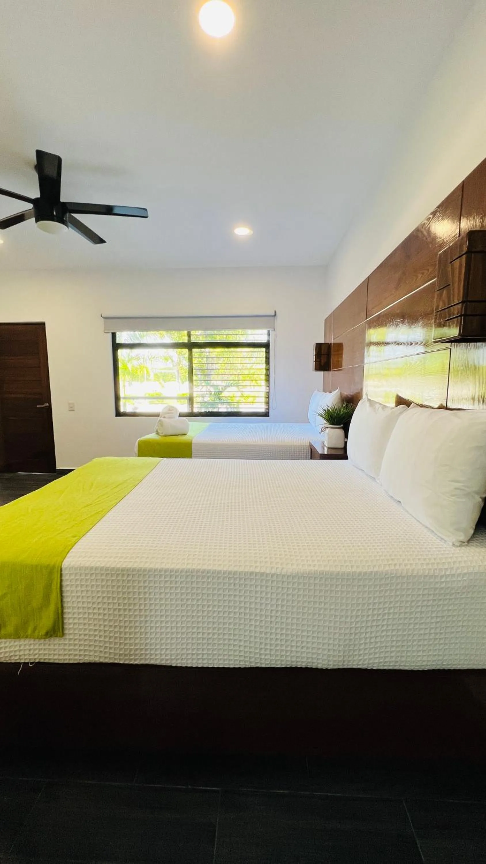 Bed in Mayan Water Hotel