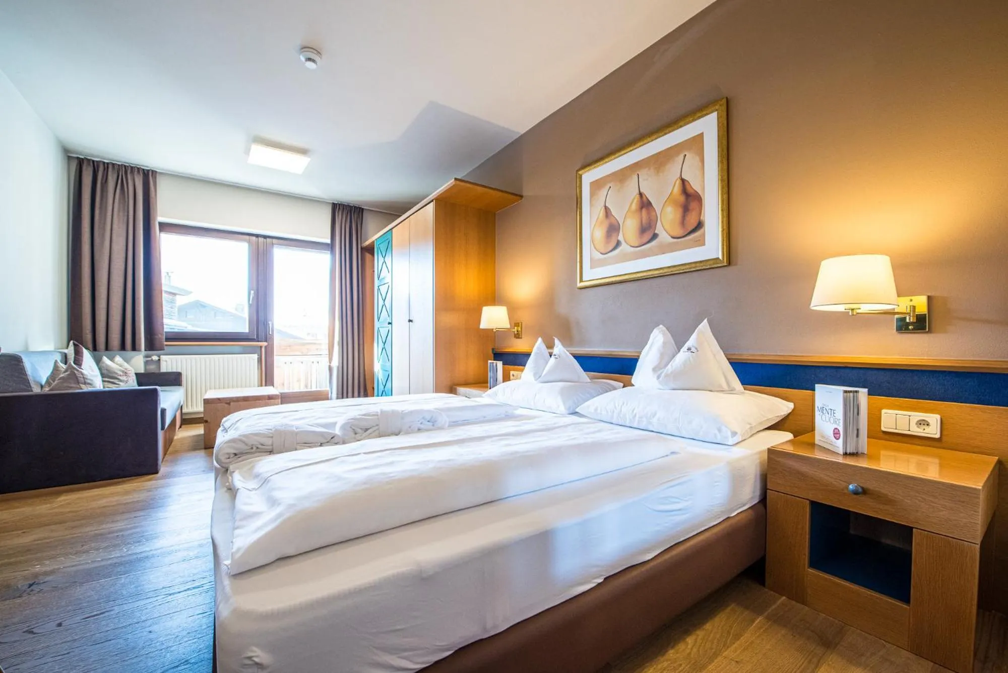 Bed in Alphotel Stocker Alpine Wellnesshotel