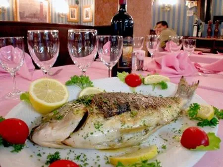 Food close-up in Park Hotel Ristorante Ca' Bianca