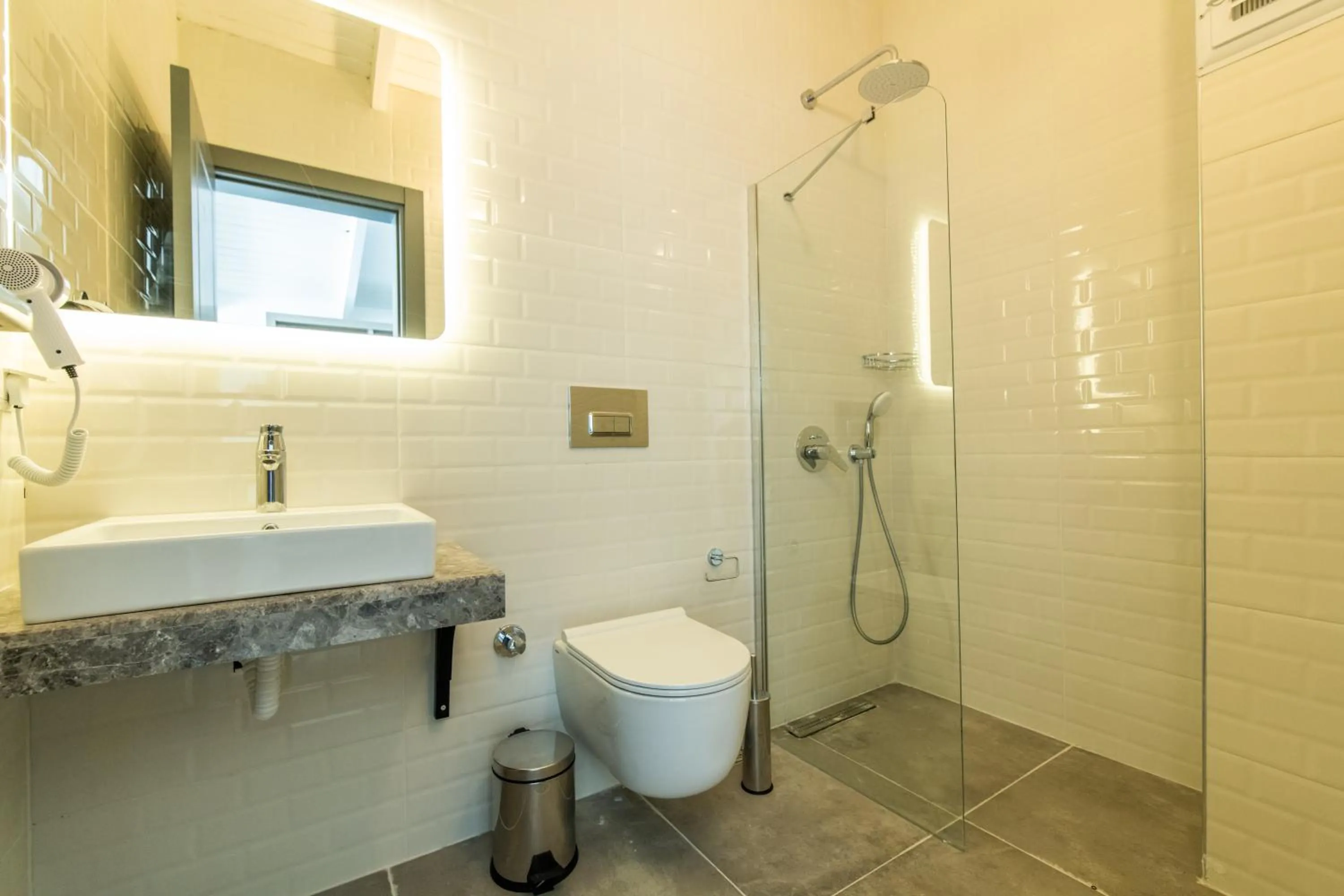 Bathroom in Leonis Hotel