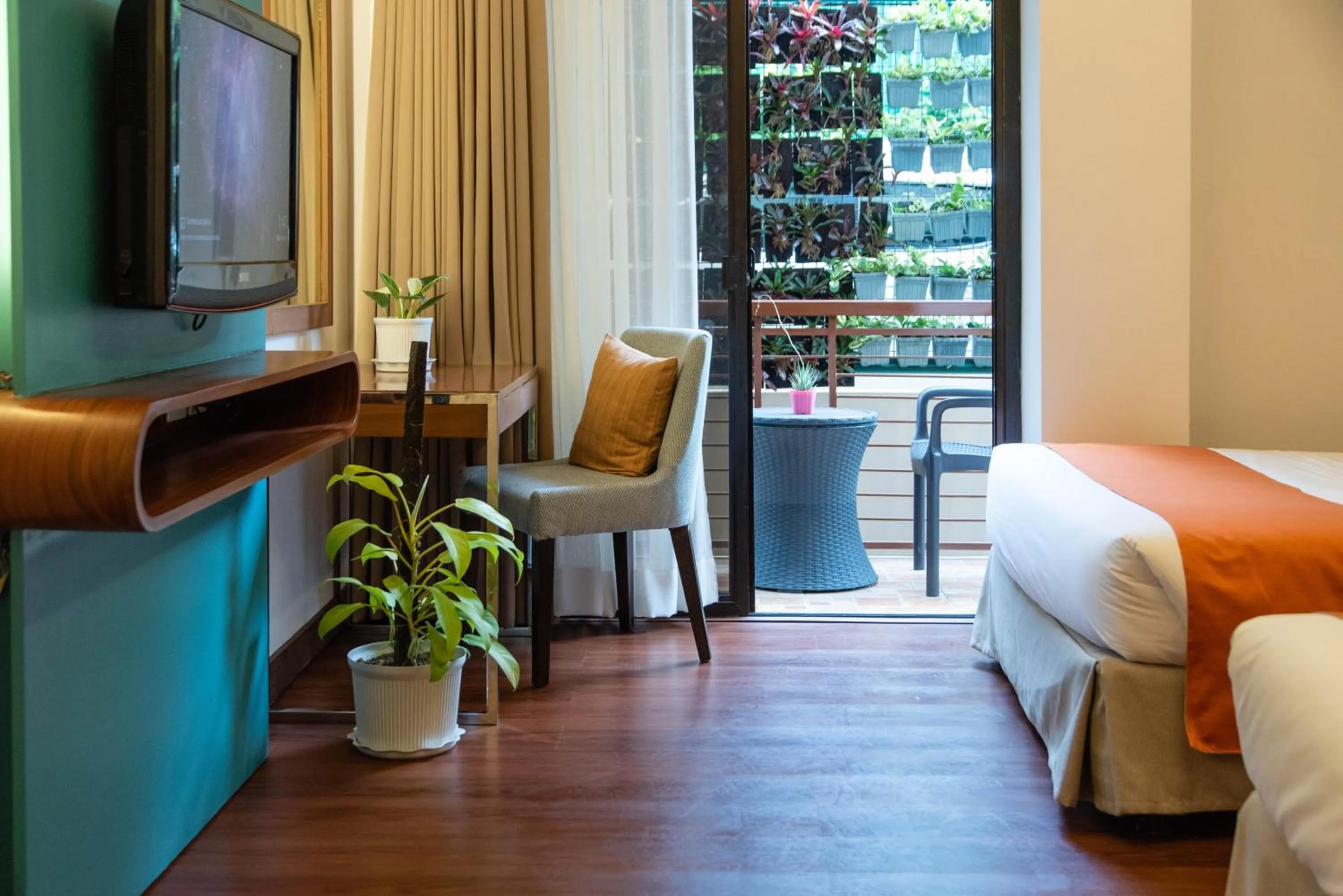 Bed in Giraffe Boutique Hotel