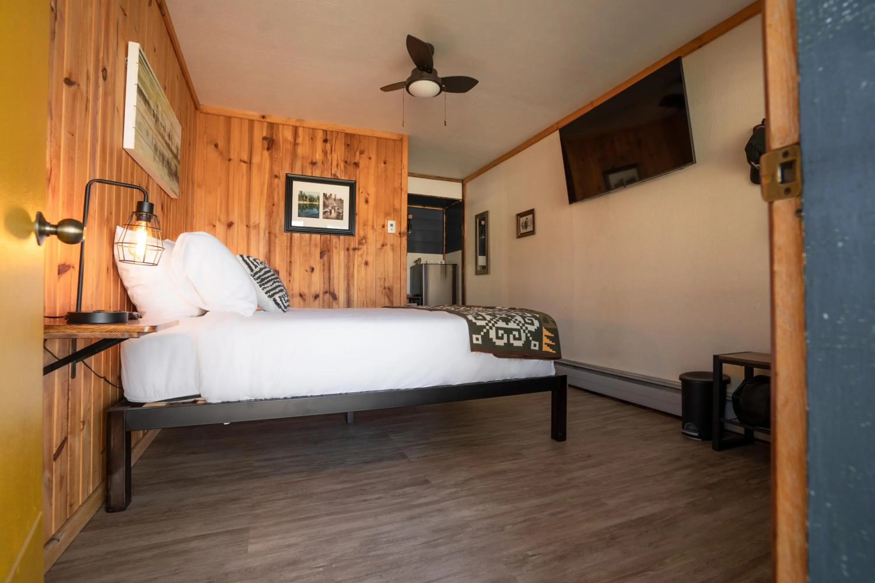 Bed in Columbia Point Resort