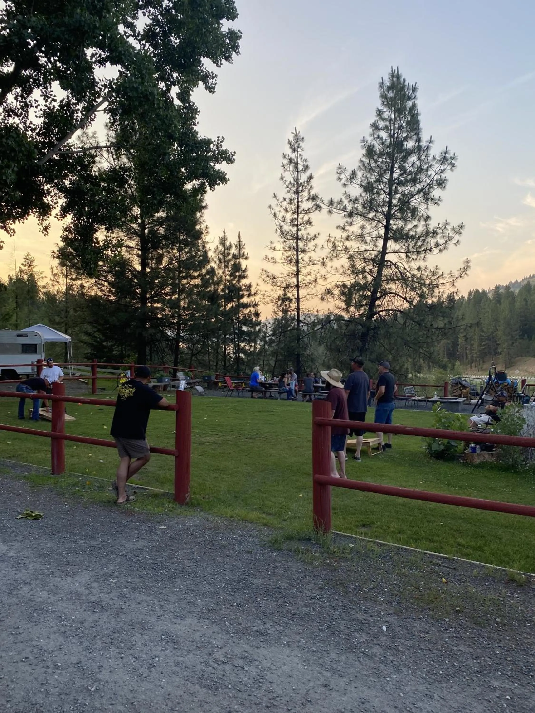 BBQ facilities in Columbia Point Resort