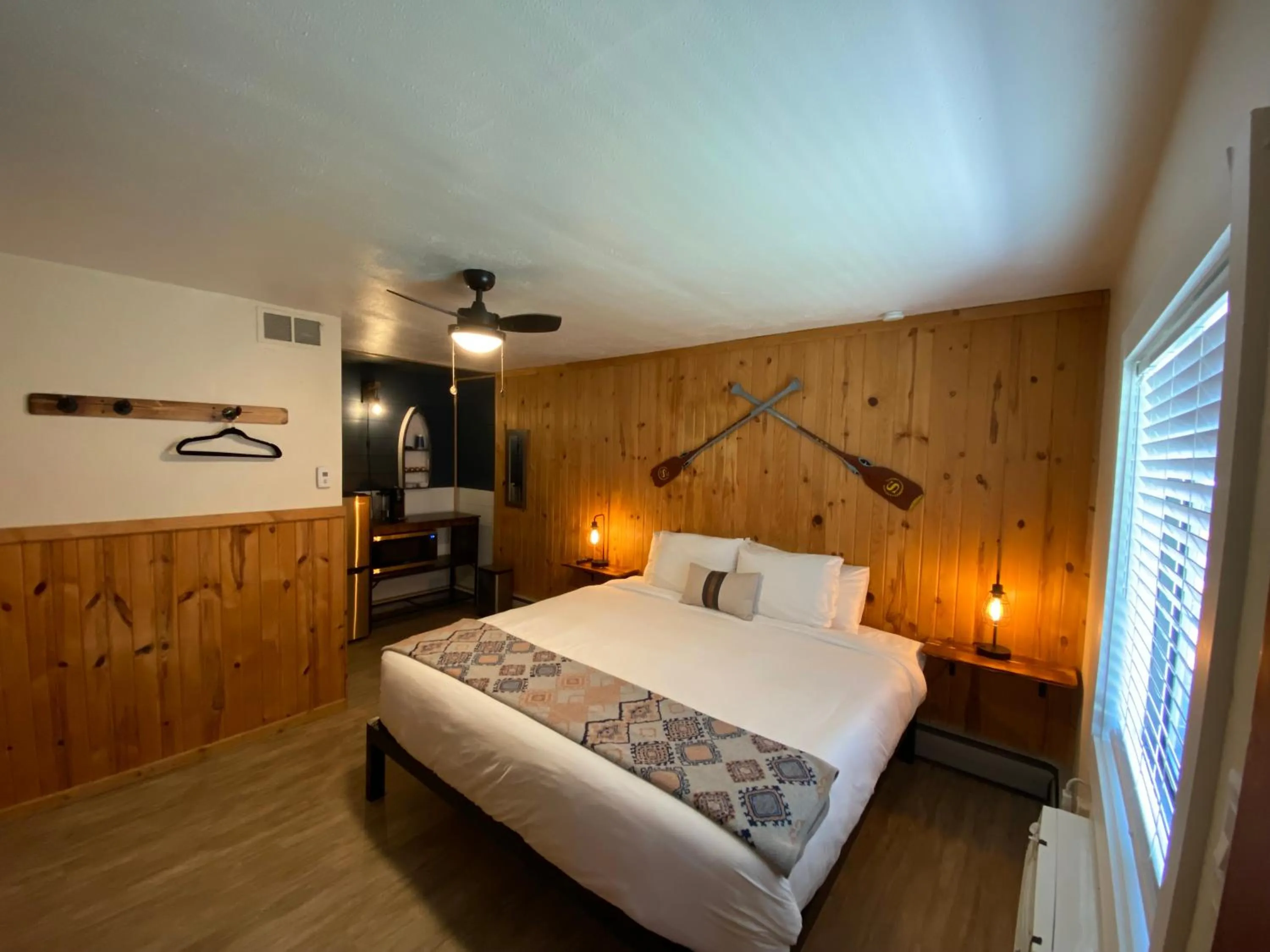 Bed in Columbia Point Resort