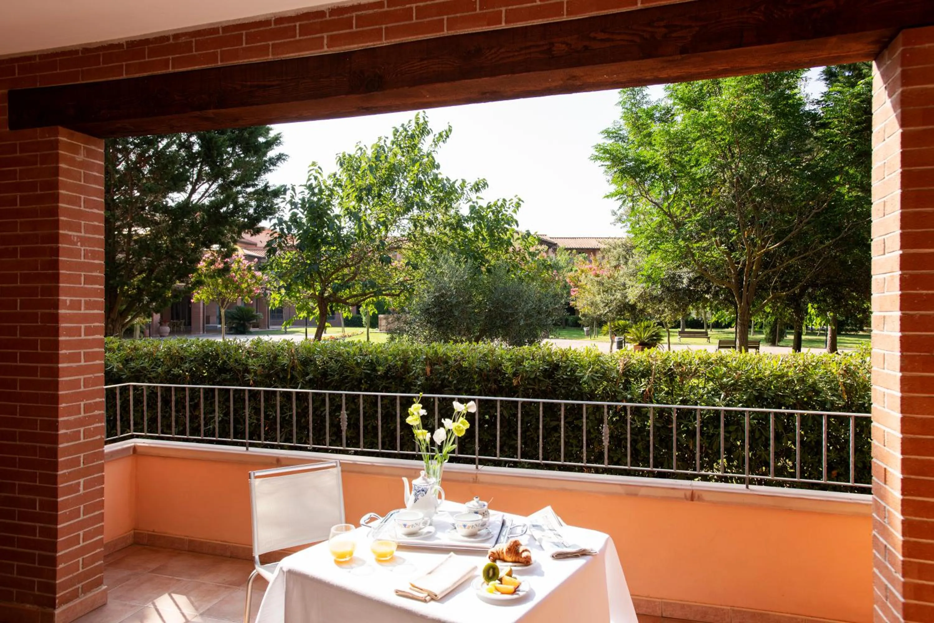 Balcony/Terrace in Fattoria La Principina Hotel & Congress