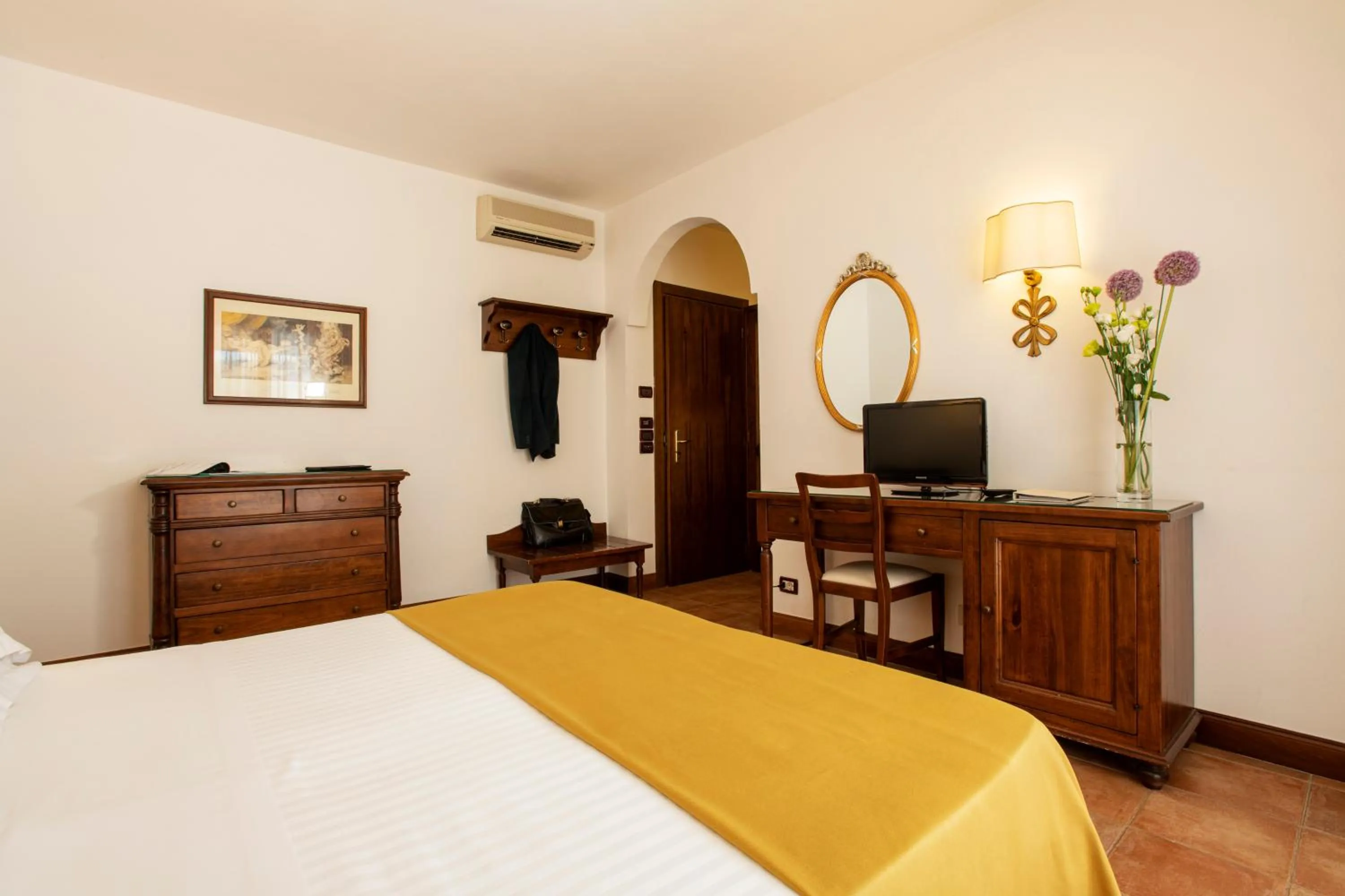 Bedroom, Bed in Fattoria La Principina Hotel & Congress