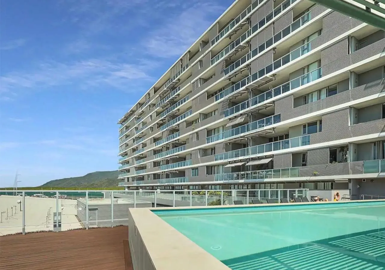Swimming pool in Lovely One Bedroom Apartment "Cairns Harbour Lights"