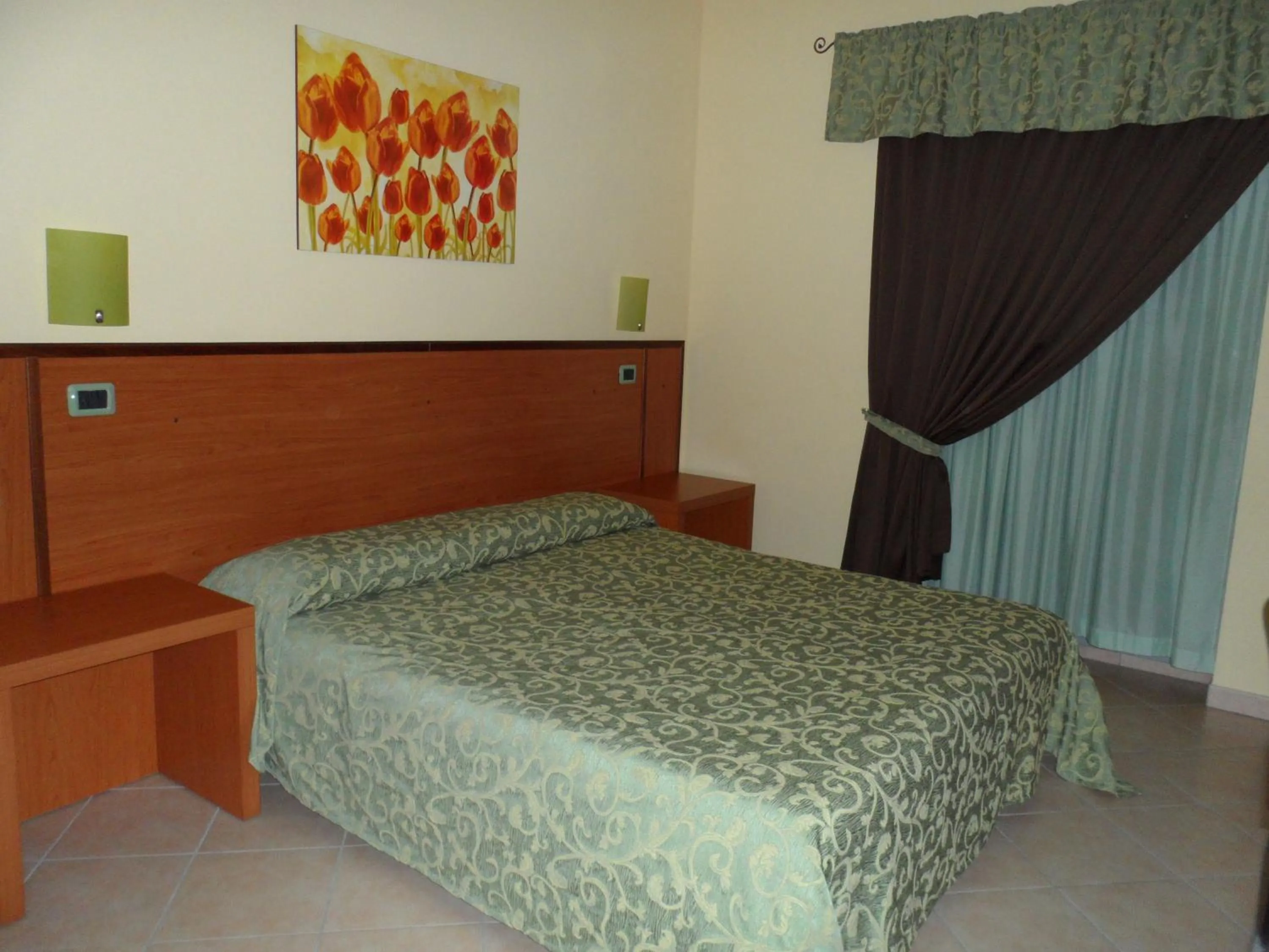 Bed in Da Santo Hotel Ristorante Pizzeria