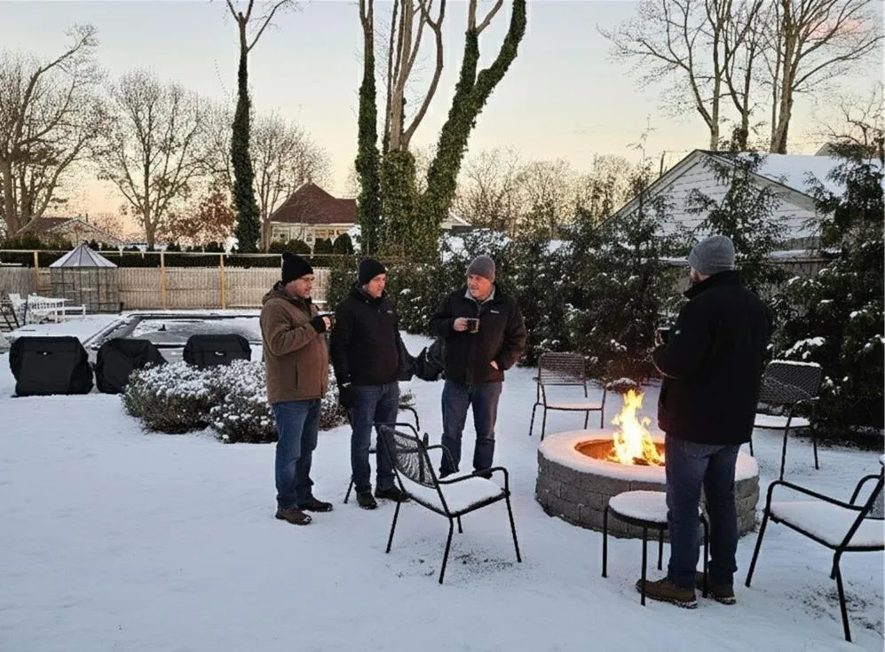 fireplace in Come As You Are Inn LLC
