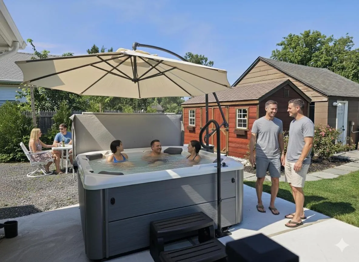Hot Tub in Come As You Are Inn LLC