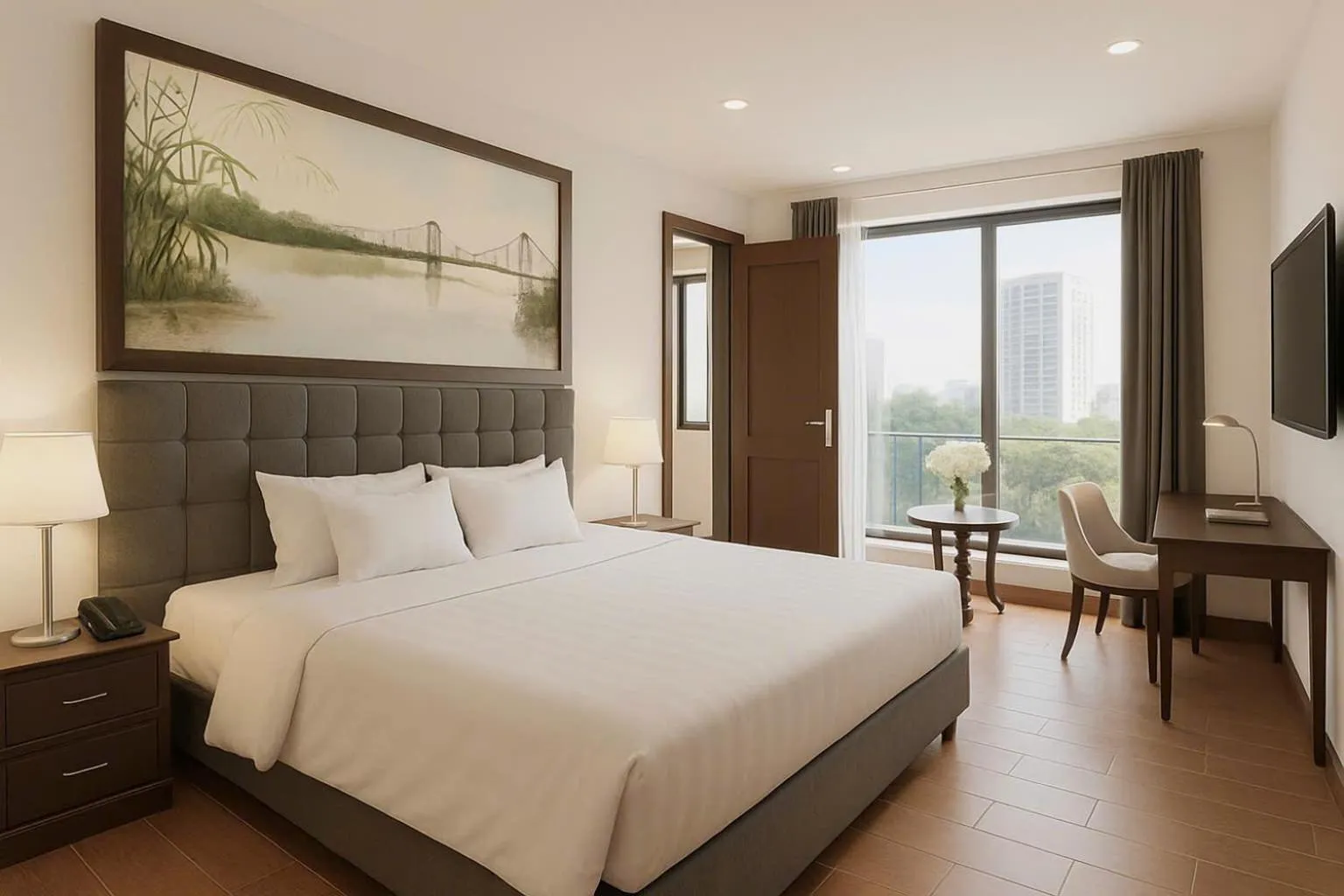 Bed in Sunny 22Land Residence Hotel 2