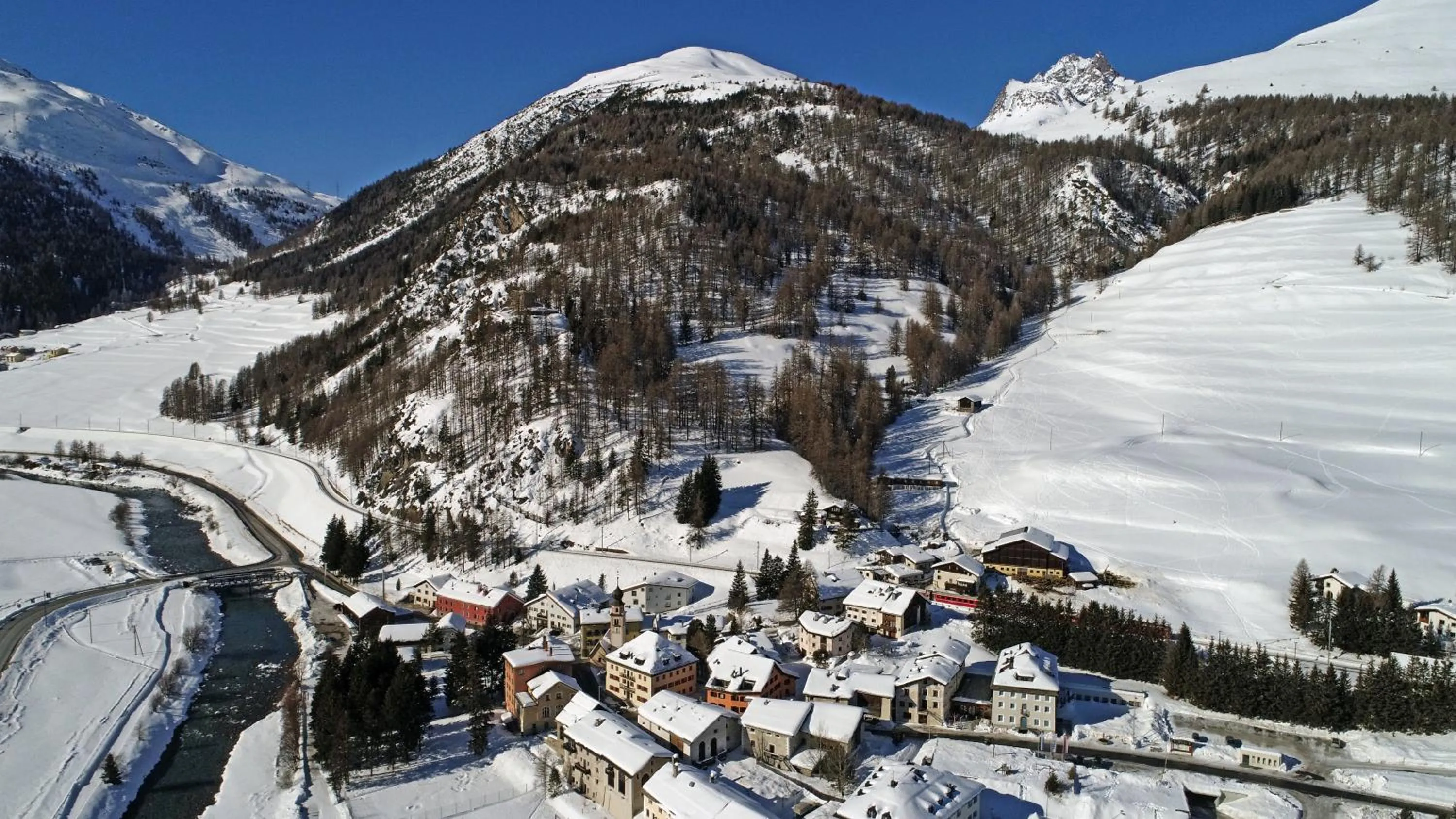 Natural landscape in Chesa Stuva Colani