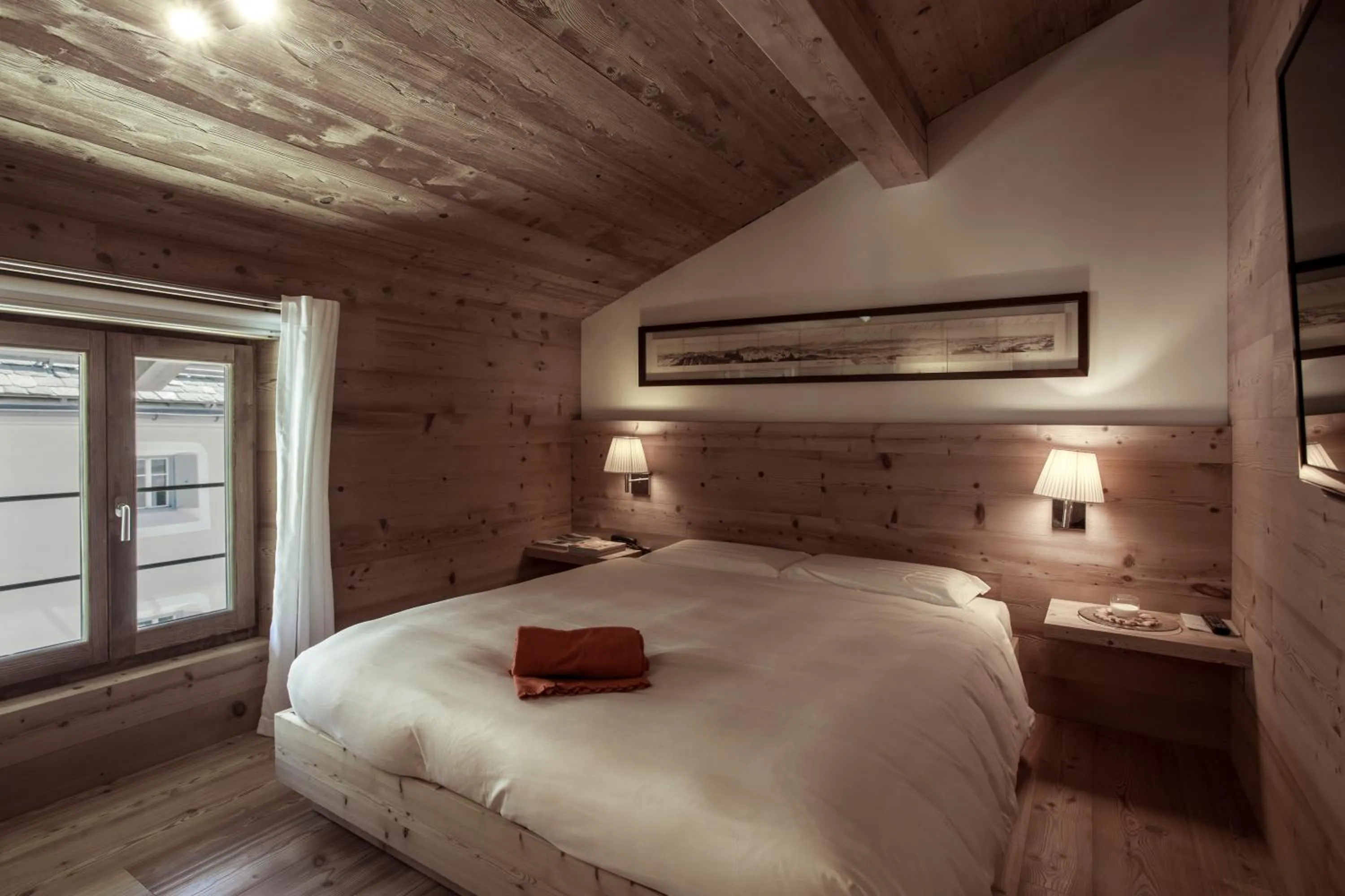 Bedroom, Bed in Chesa Stuva Colani