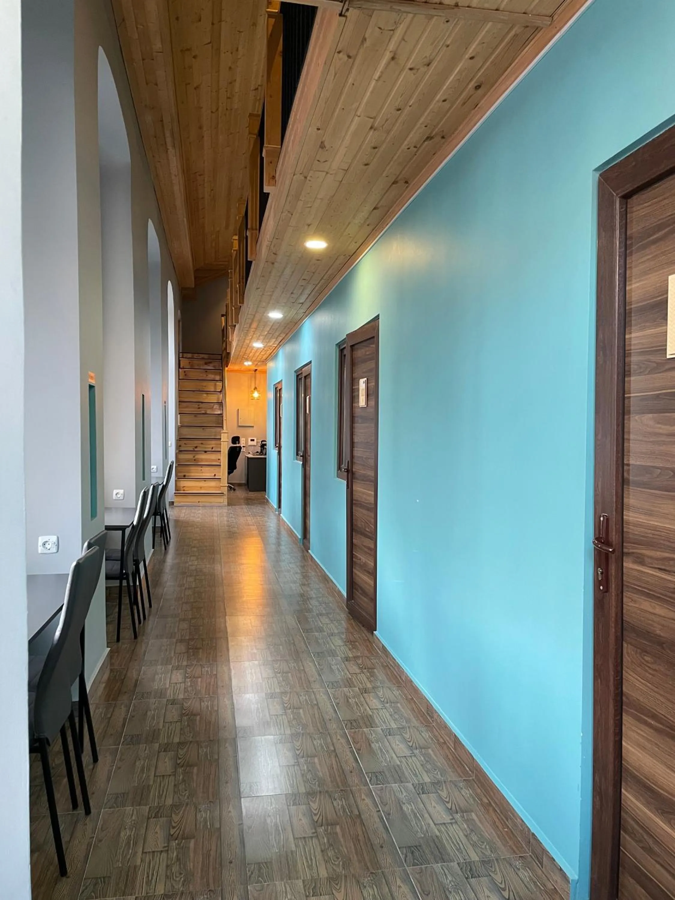 Seating area in tbilicity hotel