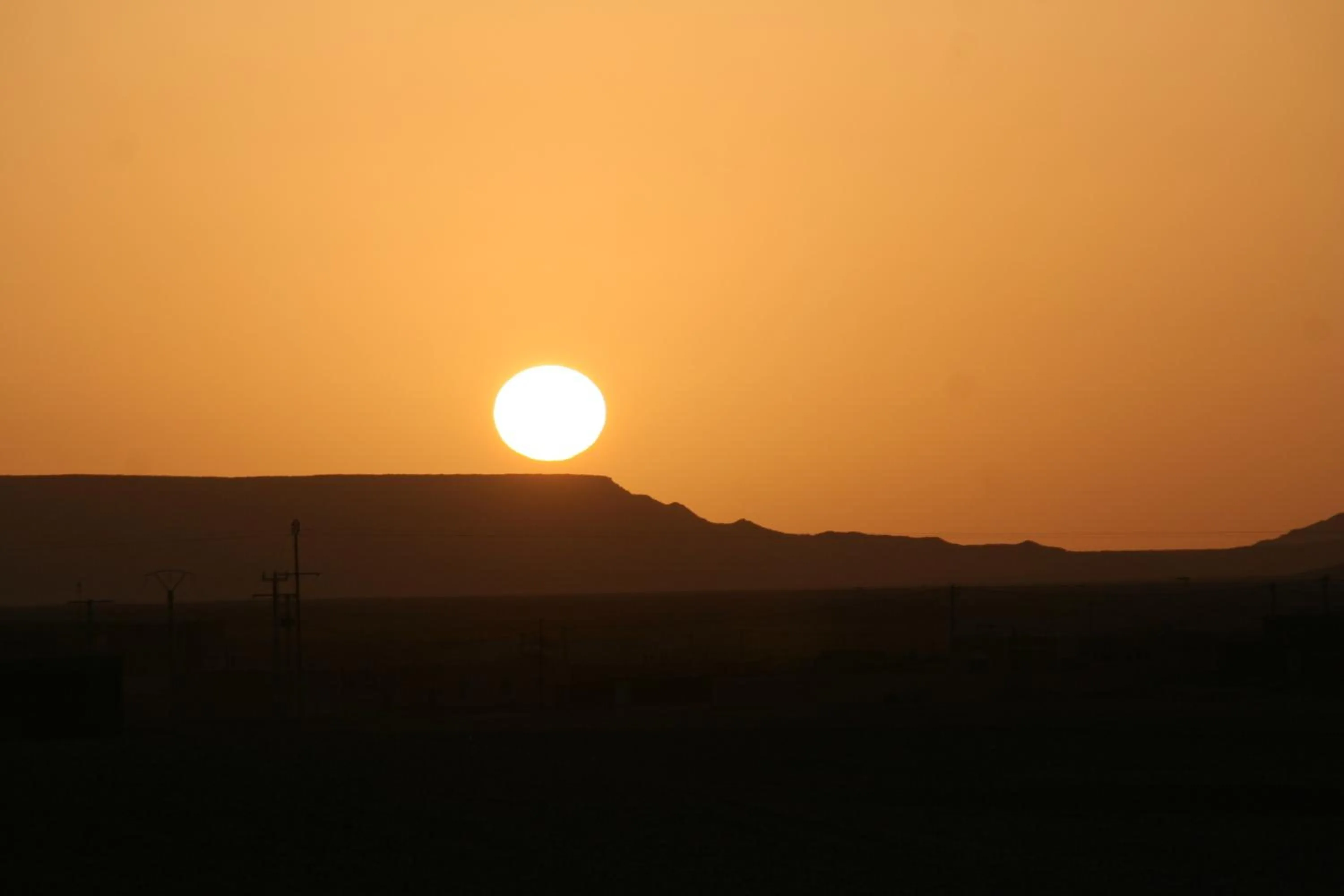 Sunset in Casbah d'hôte La Jeanne Tourisme Ecologique