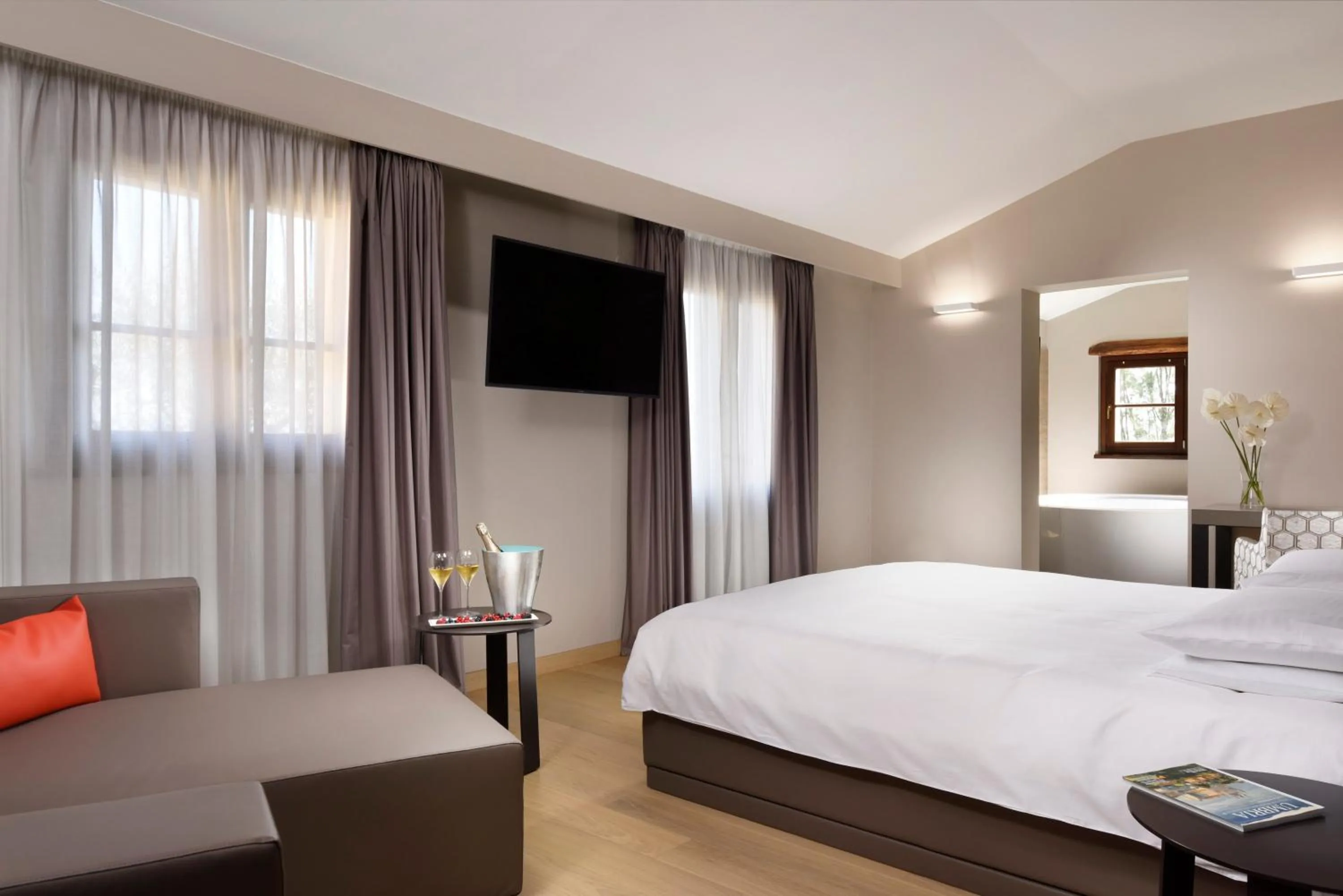 Bedroom, Bed in Borgobrufa Spa Resort Adults Only