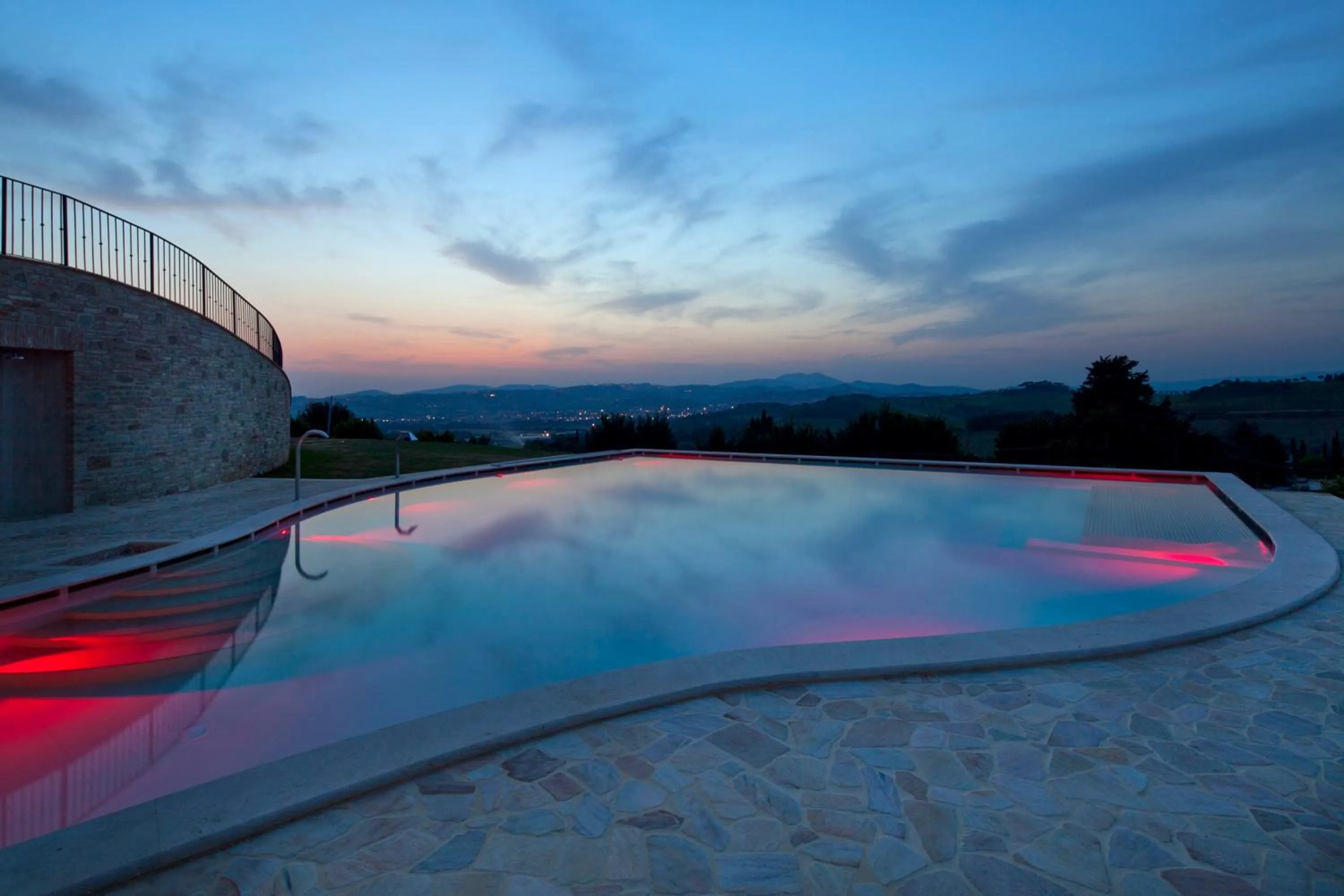 Pool view in Borgobrufa Spa Resort Adults Only