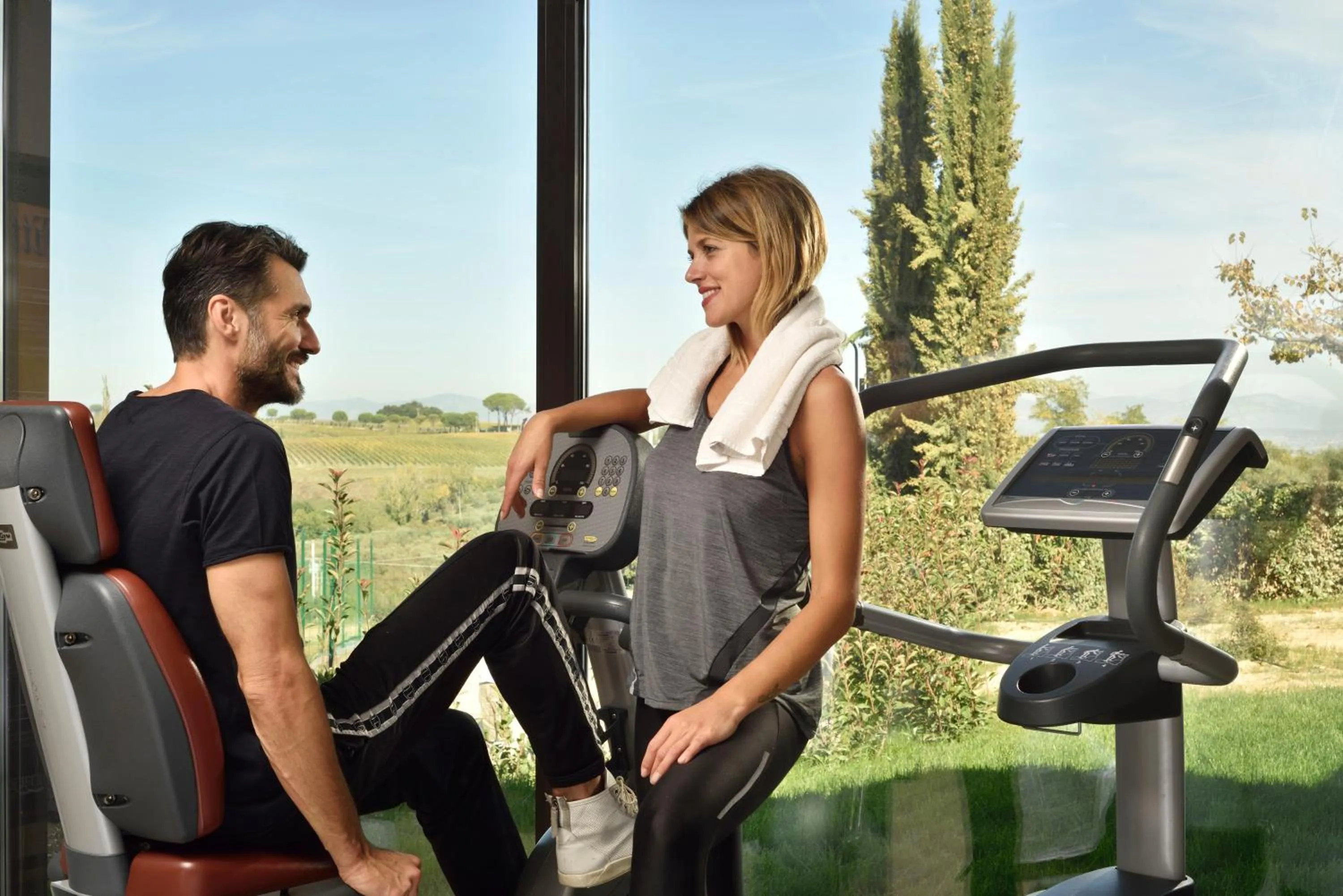 Fitness centre/facilities in Borgobrufa Spa Resort Adults Only