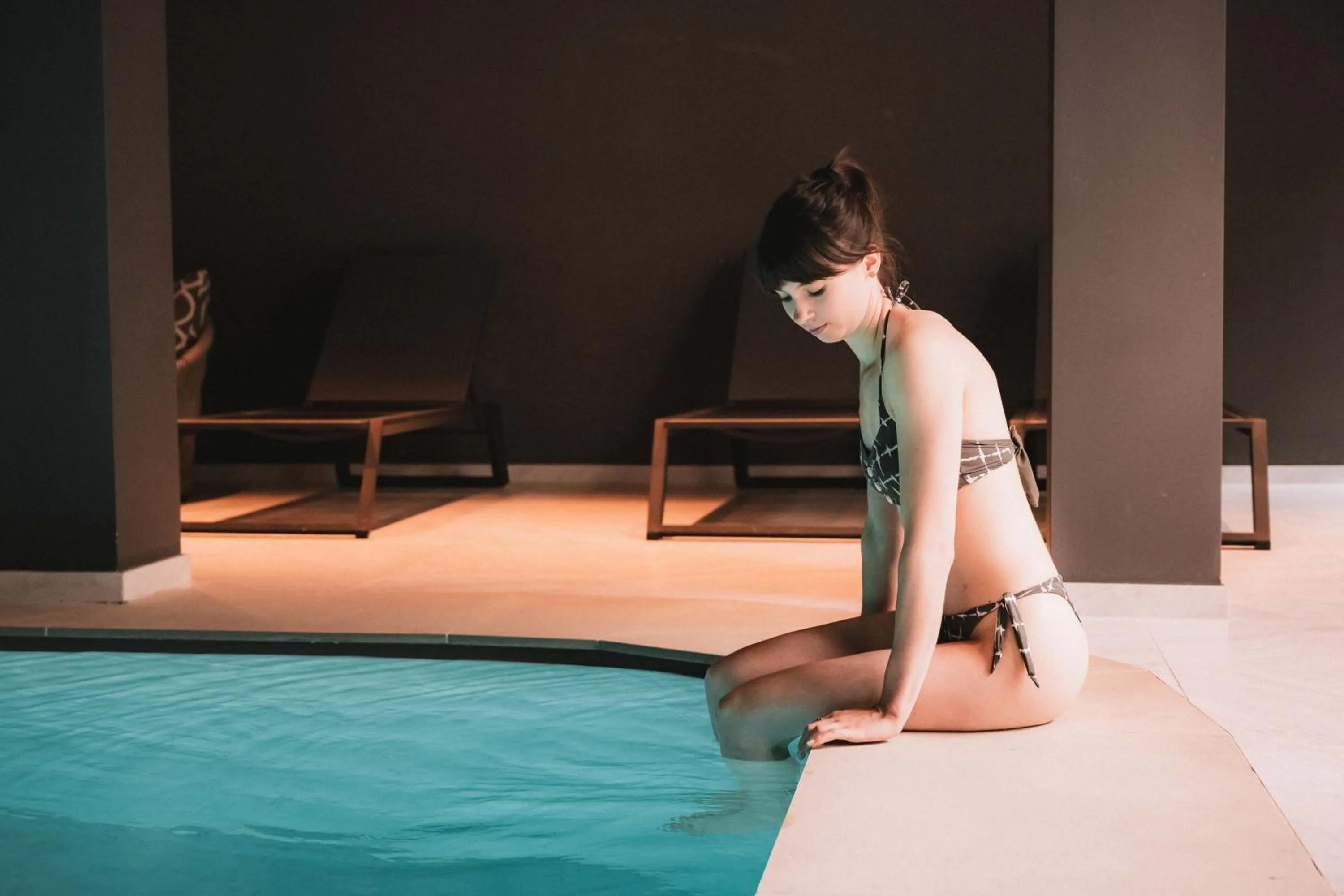 Swimming pool in Laurena Aparthotel