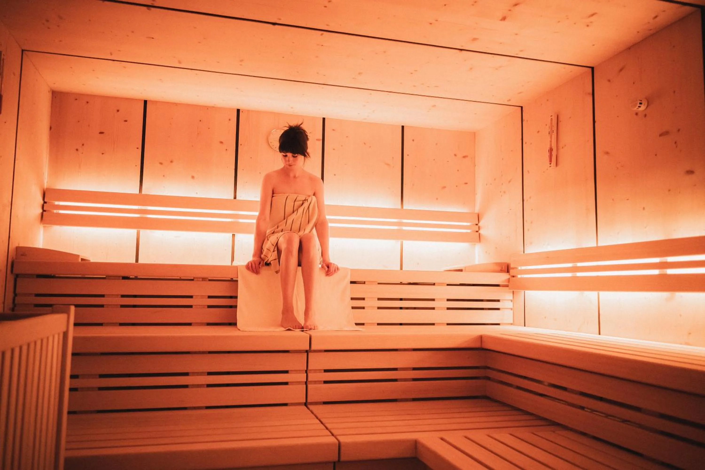 Sauna in Laurena Aparthotel