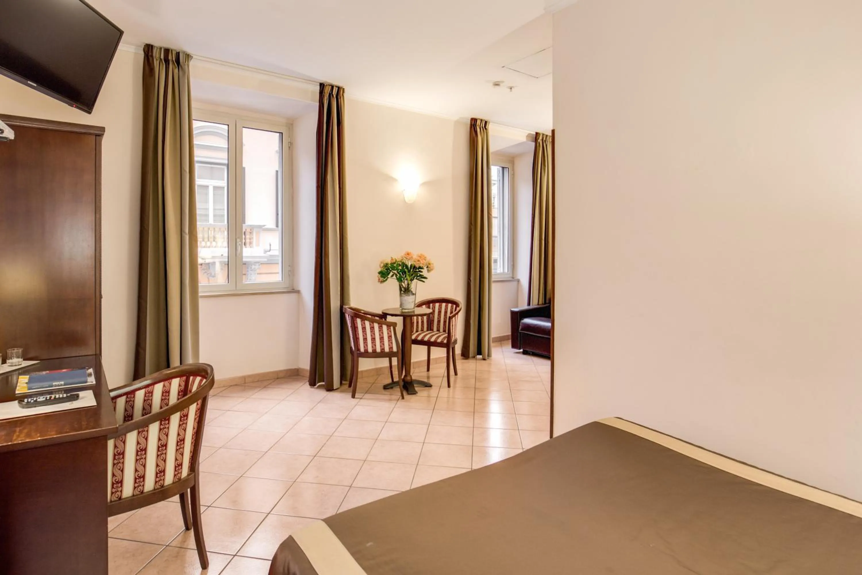 Bed in Hotel San Marco