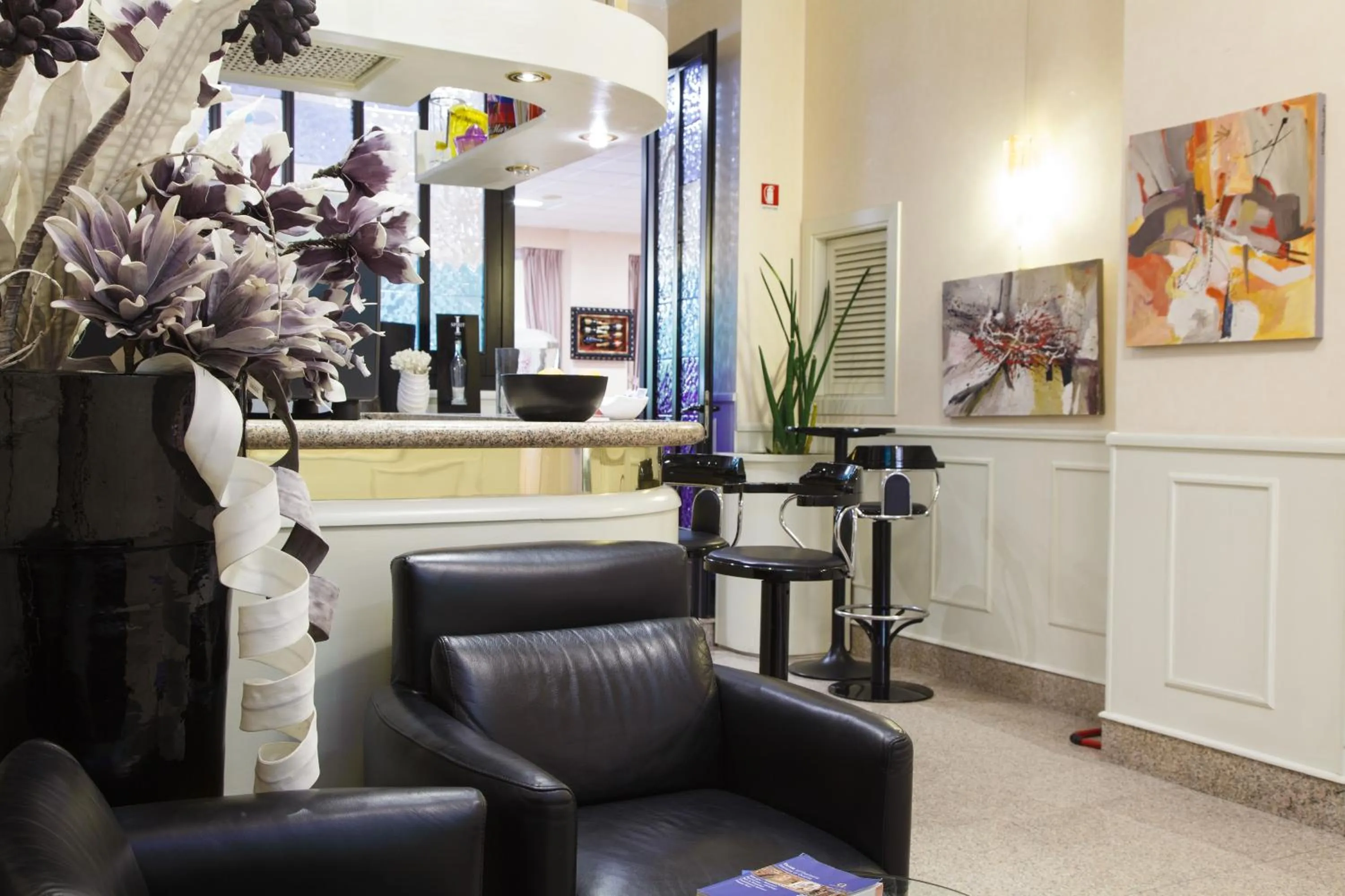 Lobby or reception in Allegroitalia Alassio Rosa