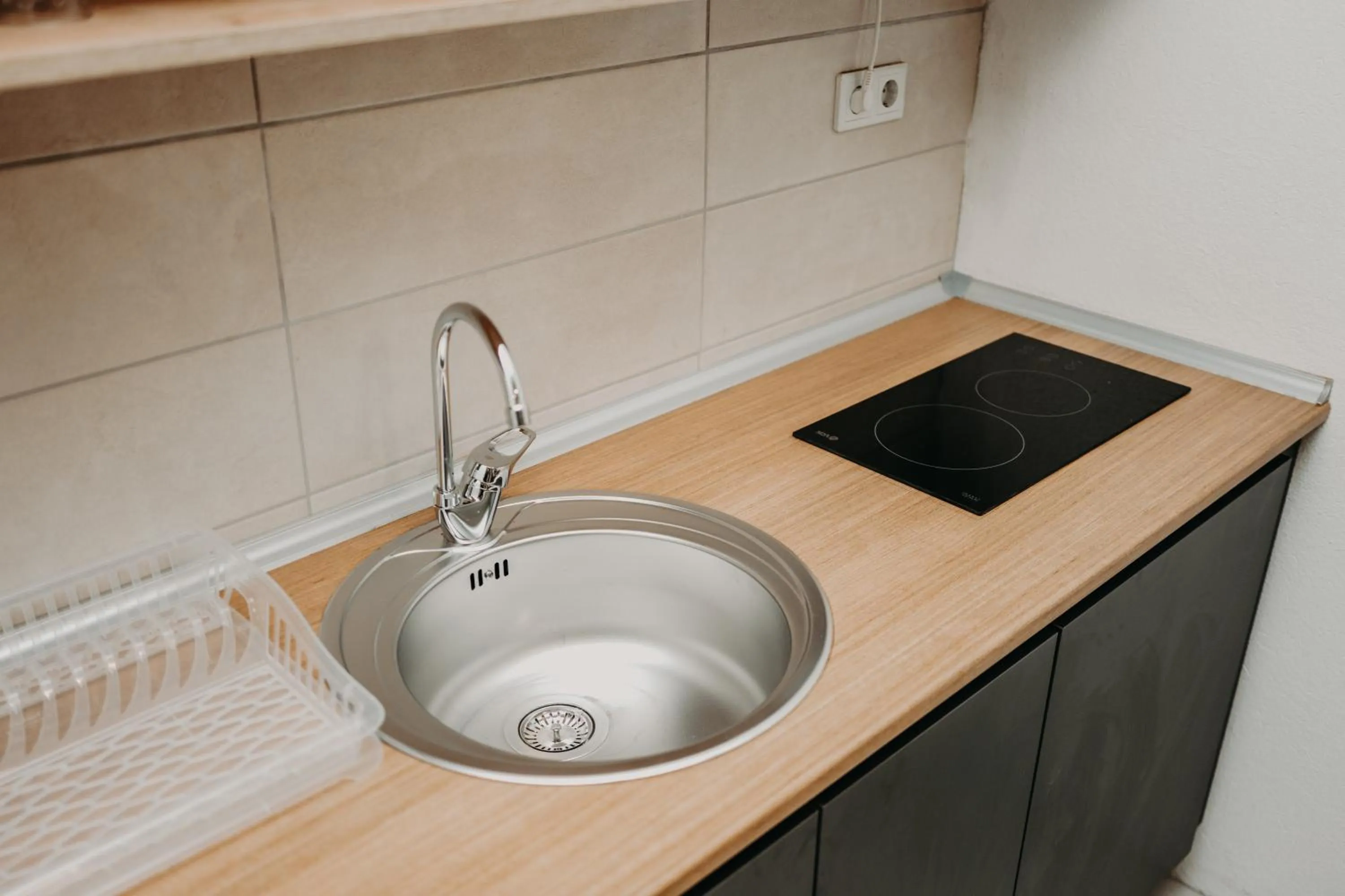 Kitchen or kitchenette in Hotel Noor Konjic