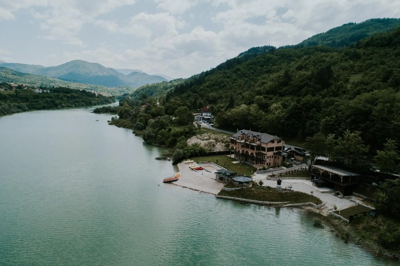 Bird's eye view in Hotel Noor Konjic