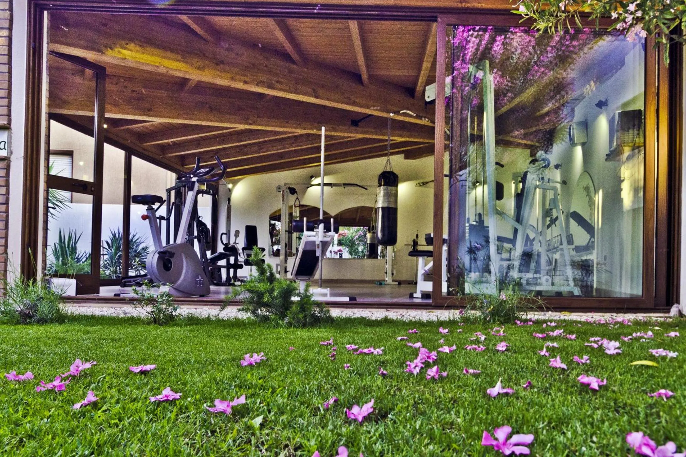 Fitness centre/facilities in Hotel Santa Maria