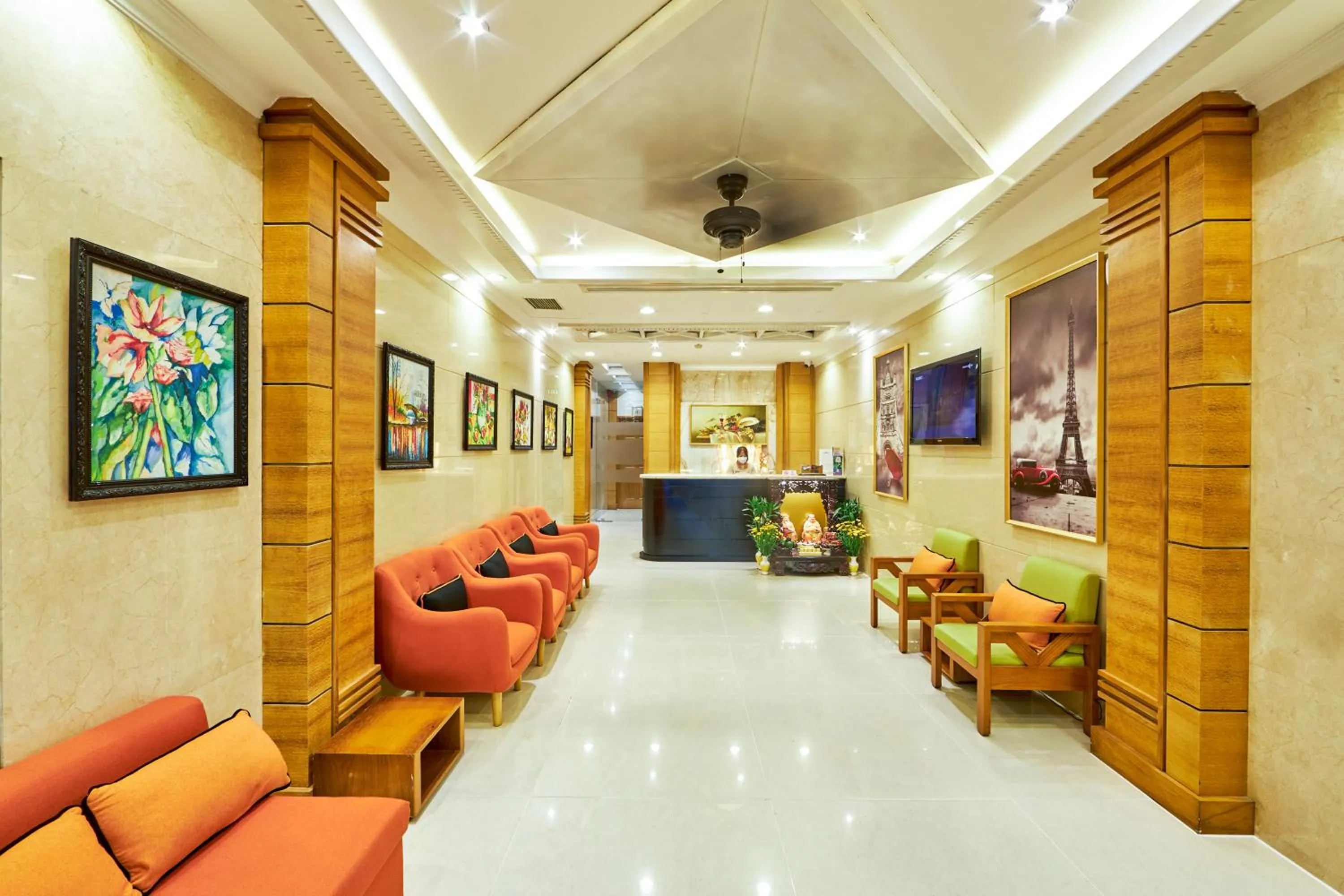 Lobby or reception in The Noble Swan Hotel Saigon