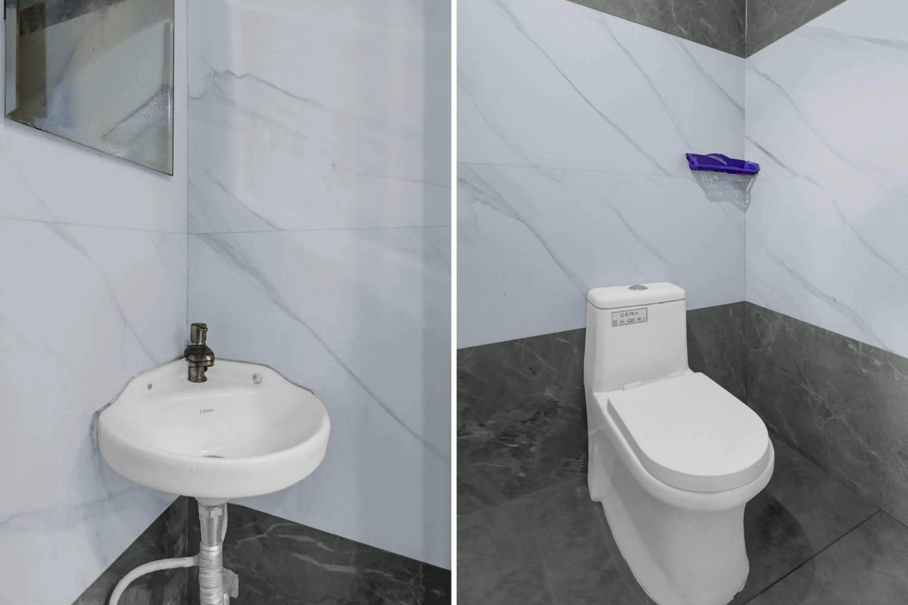 Bathroom in Super Townhouse Financial District Gachibowli Formerly Srinika Inn