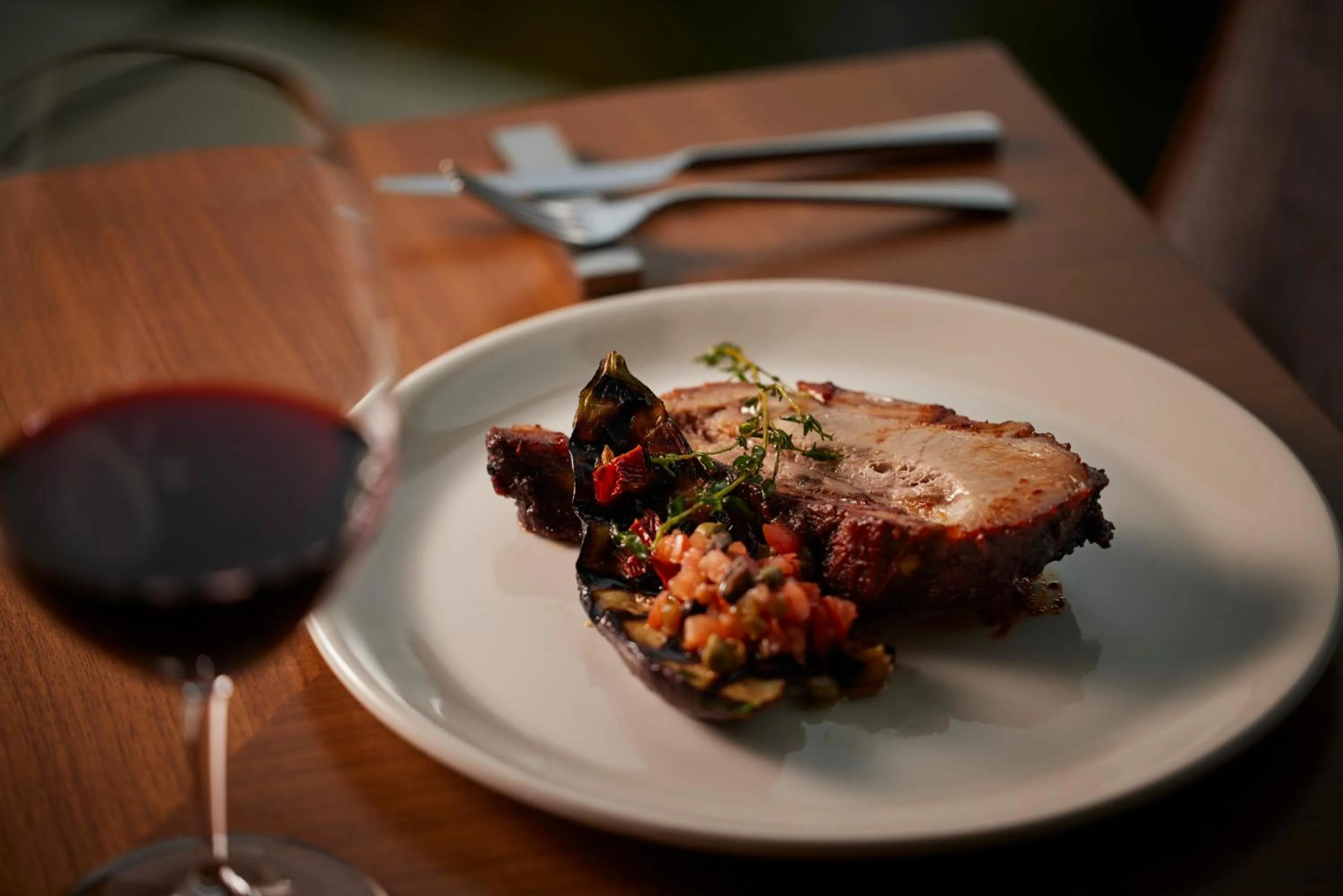 Dinner in Fuji Speedway Hotel, in The Unbound Collection by Hyatt