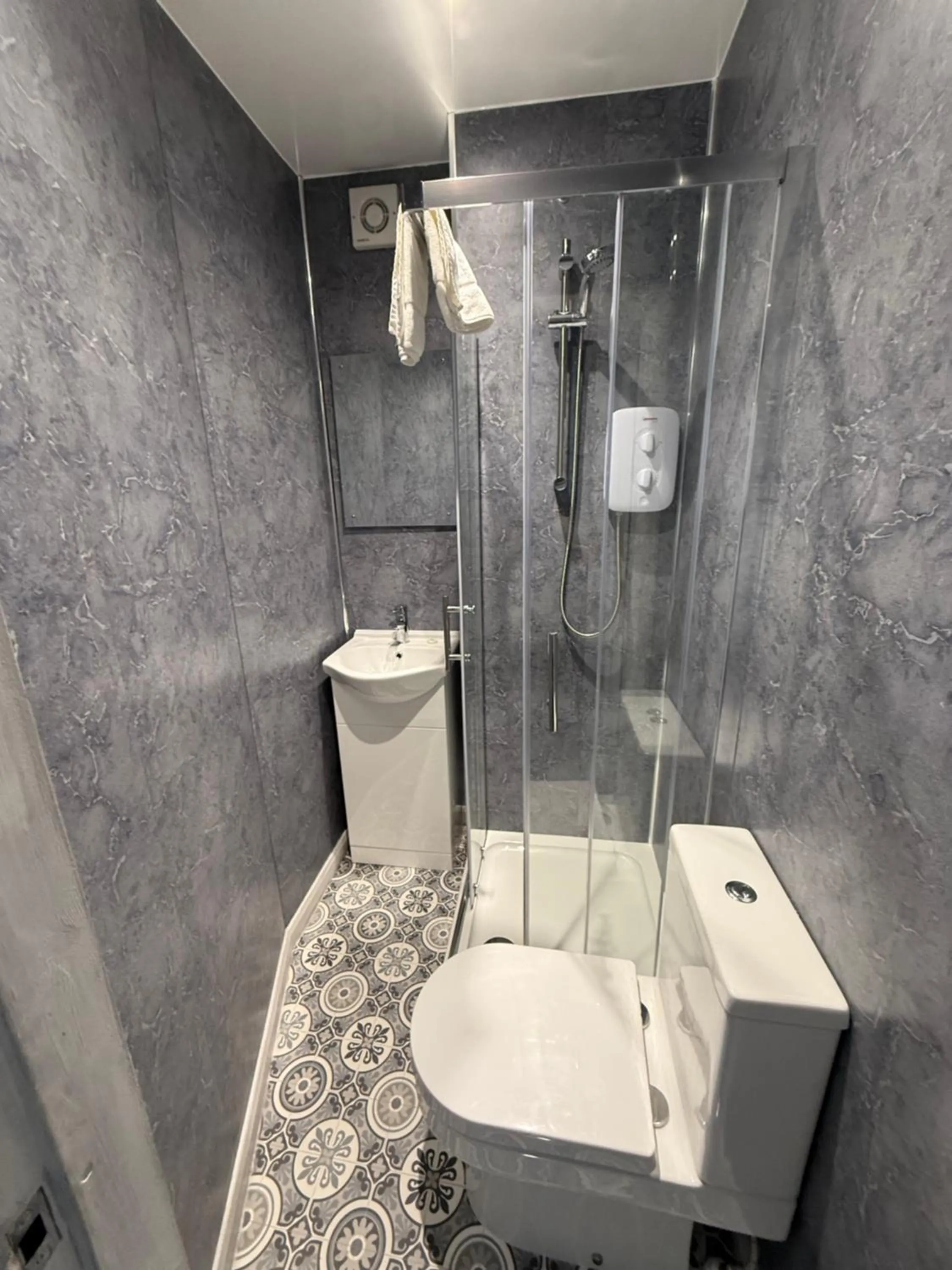 Shower in The Endeavour