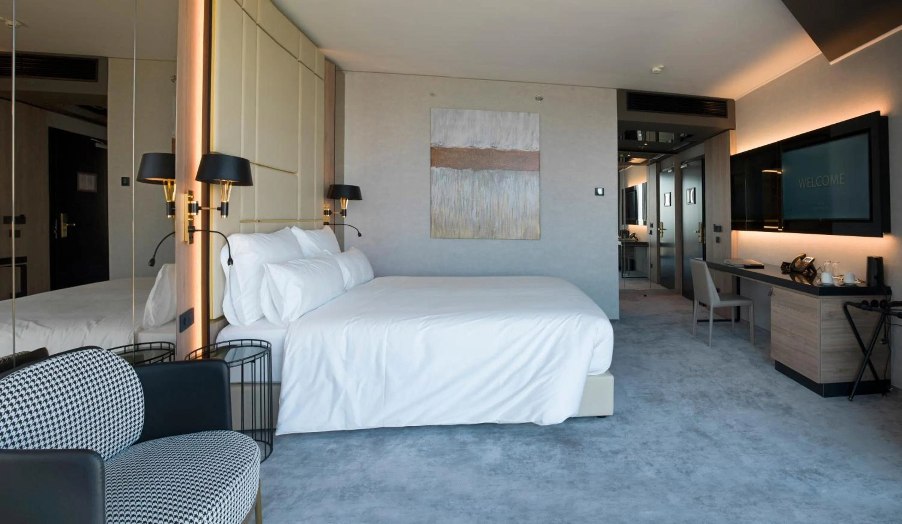 Bed in Grand Plaza Hotel & Congress Center