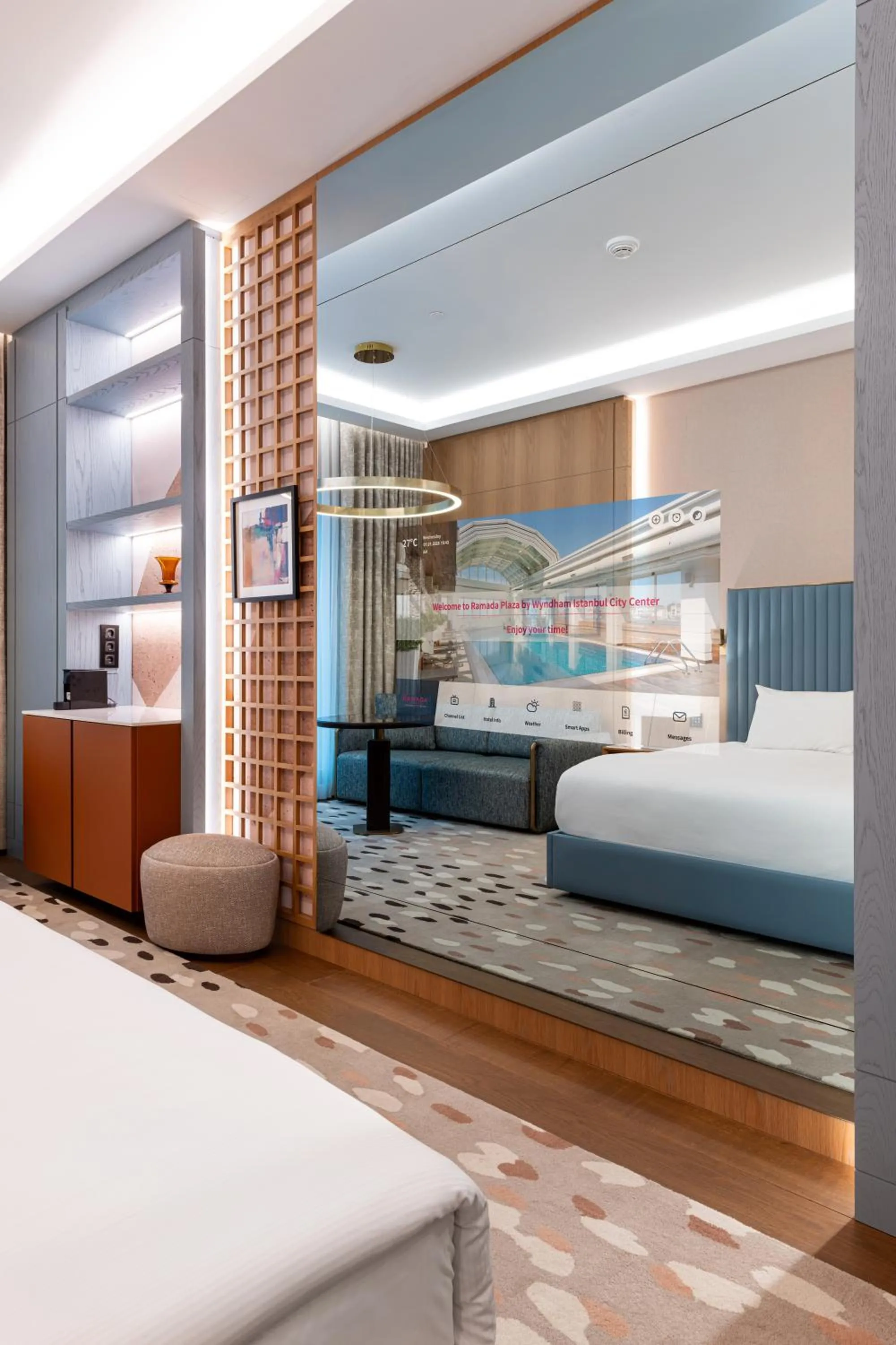 TV and multimedia, Bed in Ramada Plaza By Wyndham Istanbul City Center