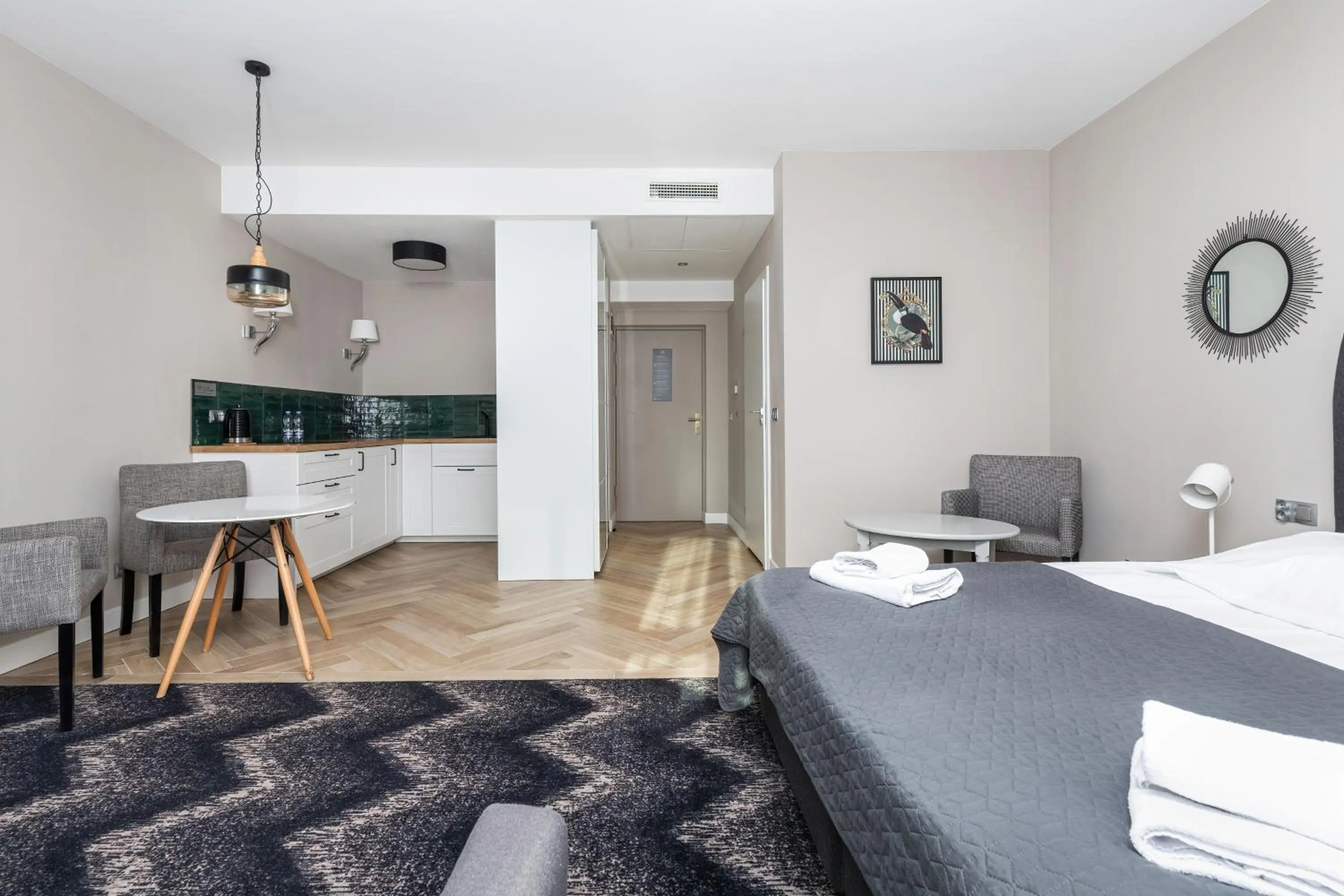 Bed in Aparthotel Etna