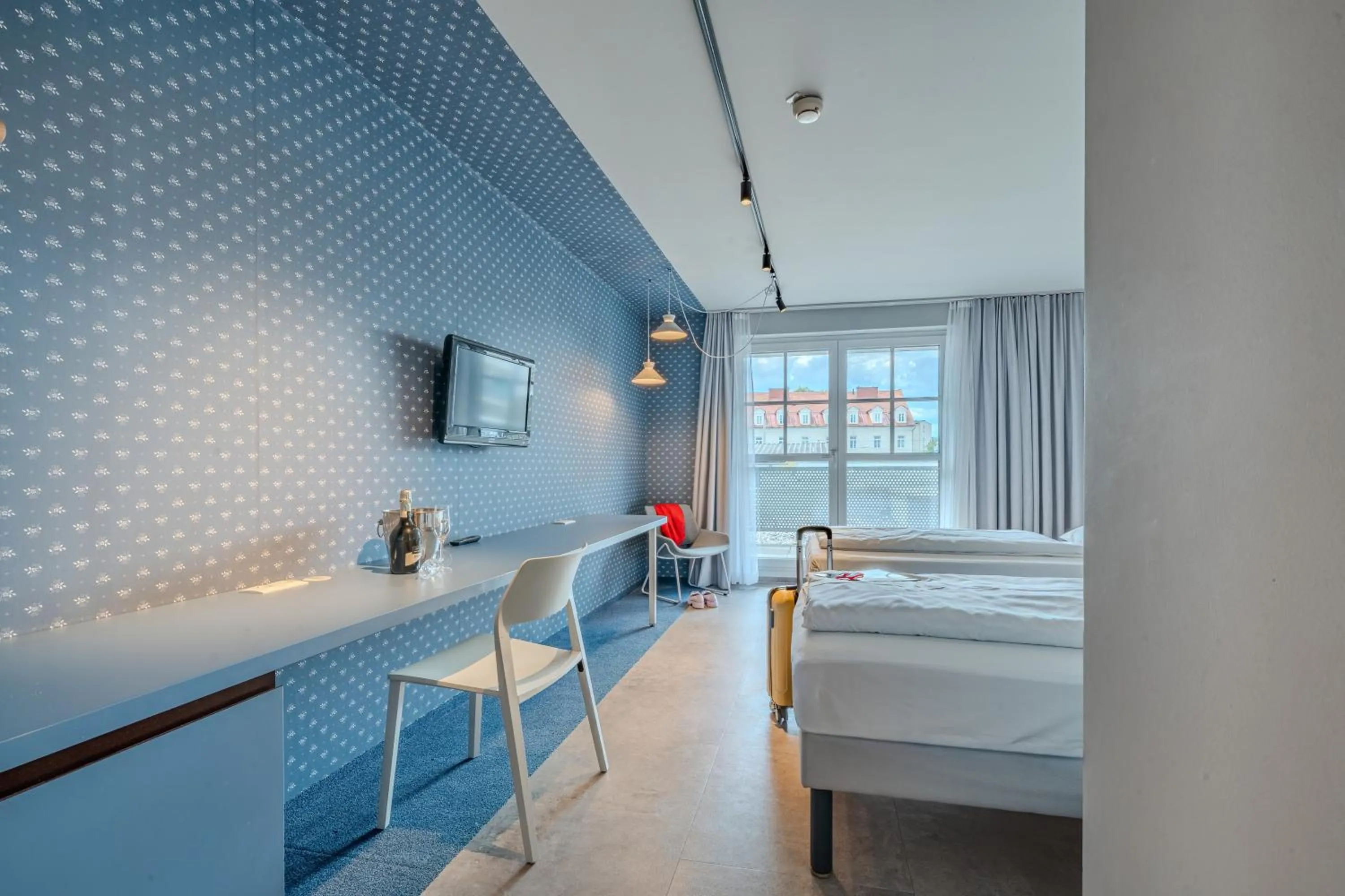 Balcony/Terrace, Bed in ibis Styles Graz Messe