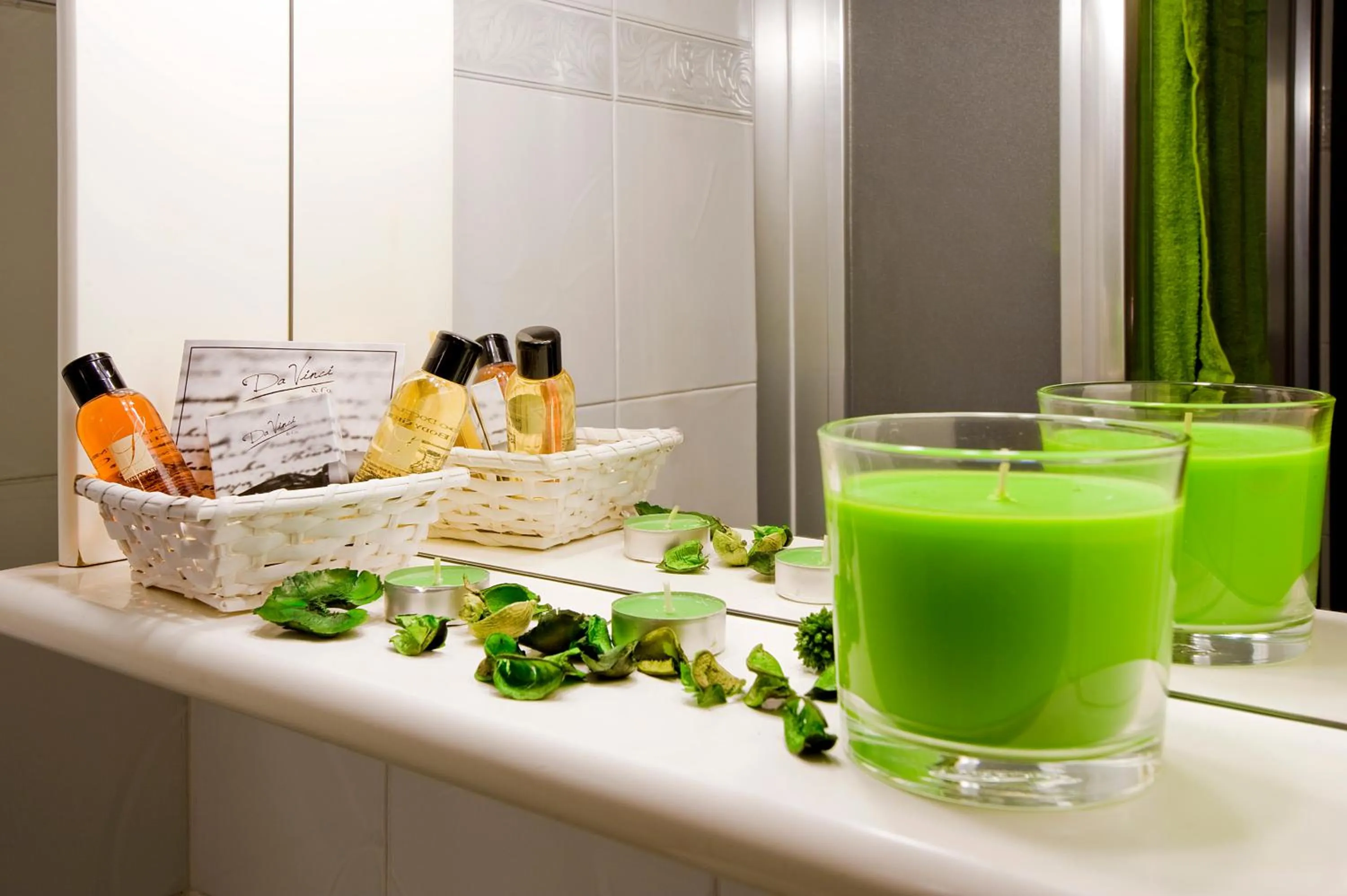 Decorative detail in Hotel Villa San Lorenzo Maria