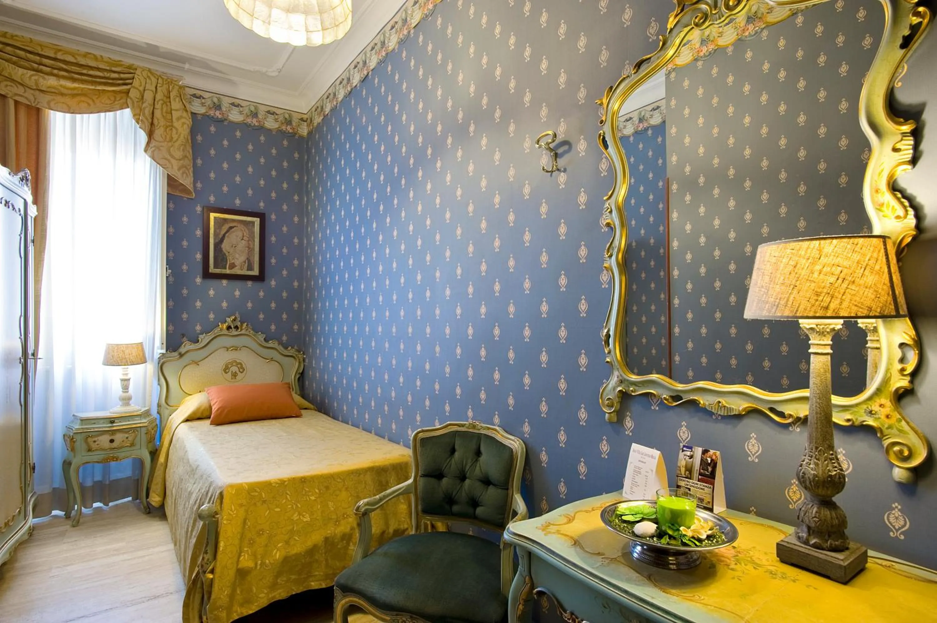 Bedroom, Bed in Hotel Villa San Lorenzo Maria