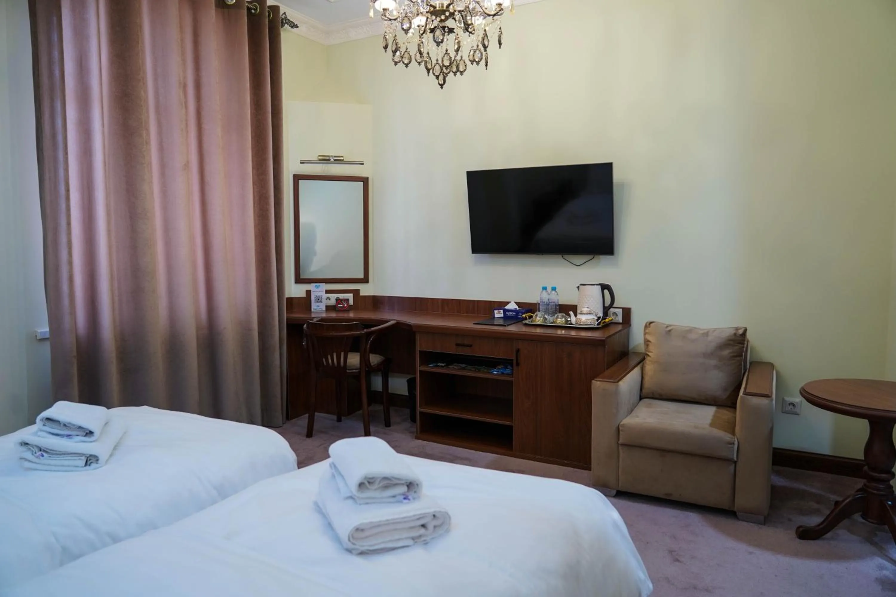 Bed in Sangzor Boutique Hotel